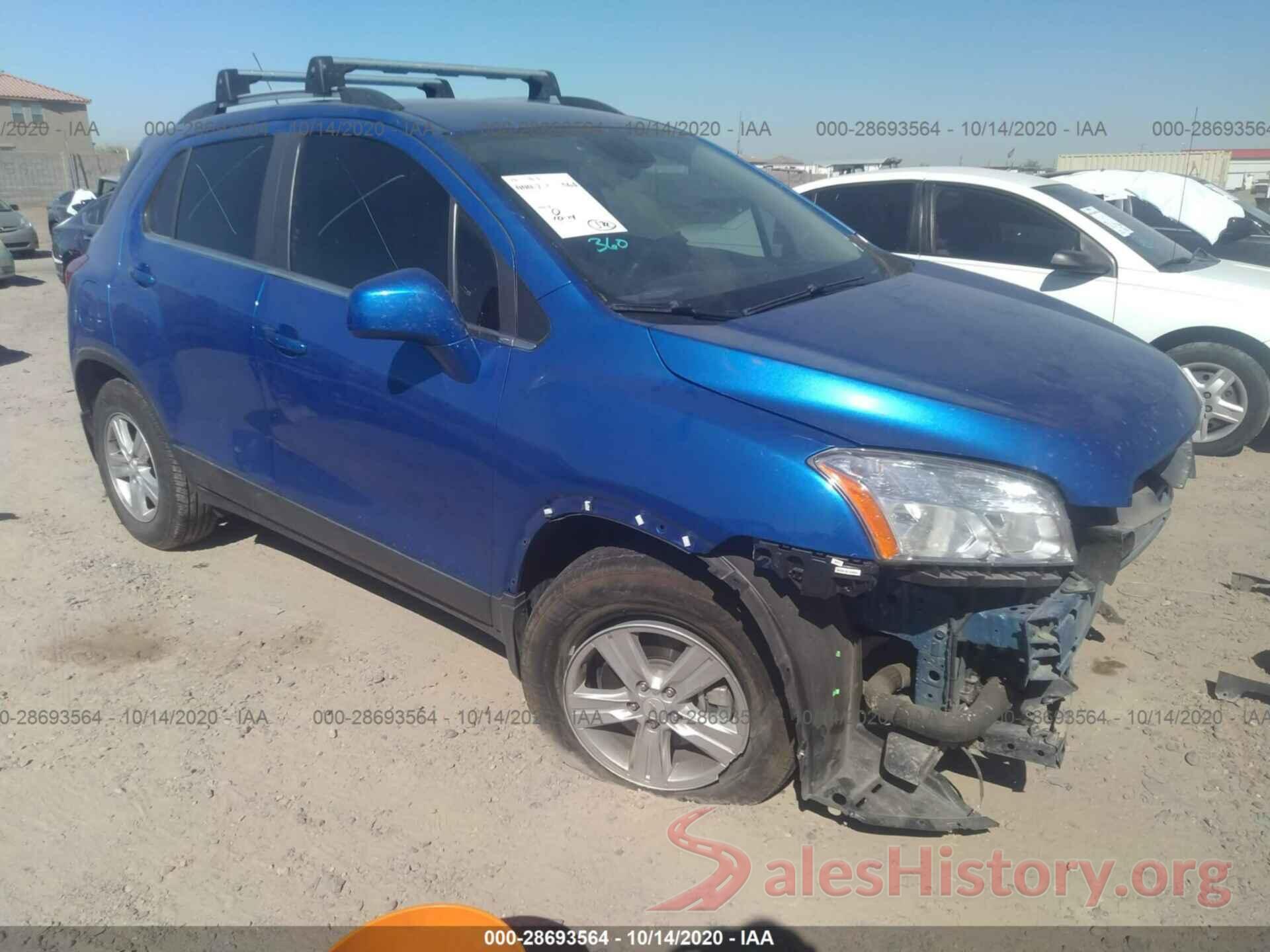 KL7CJPSBXGB760062 2016 CHEVROLET TRAX