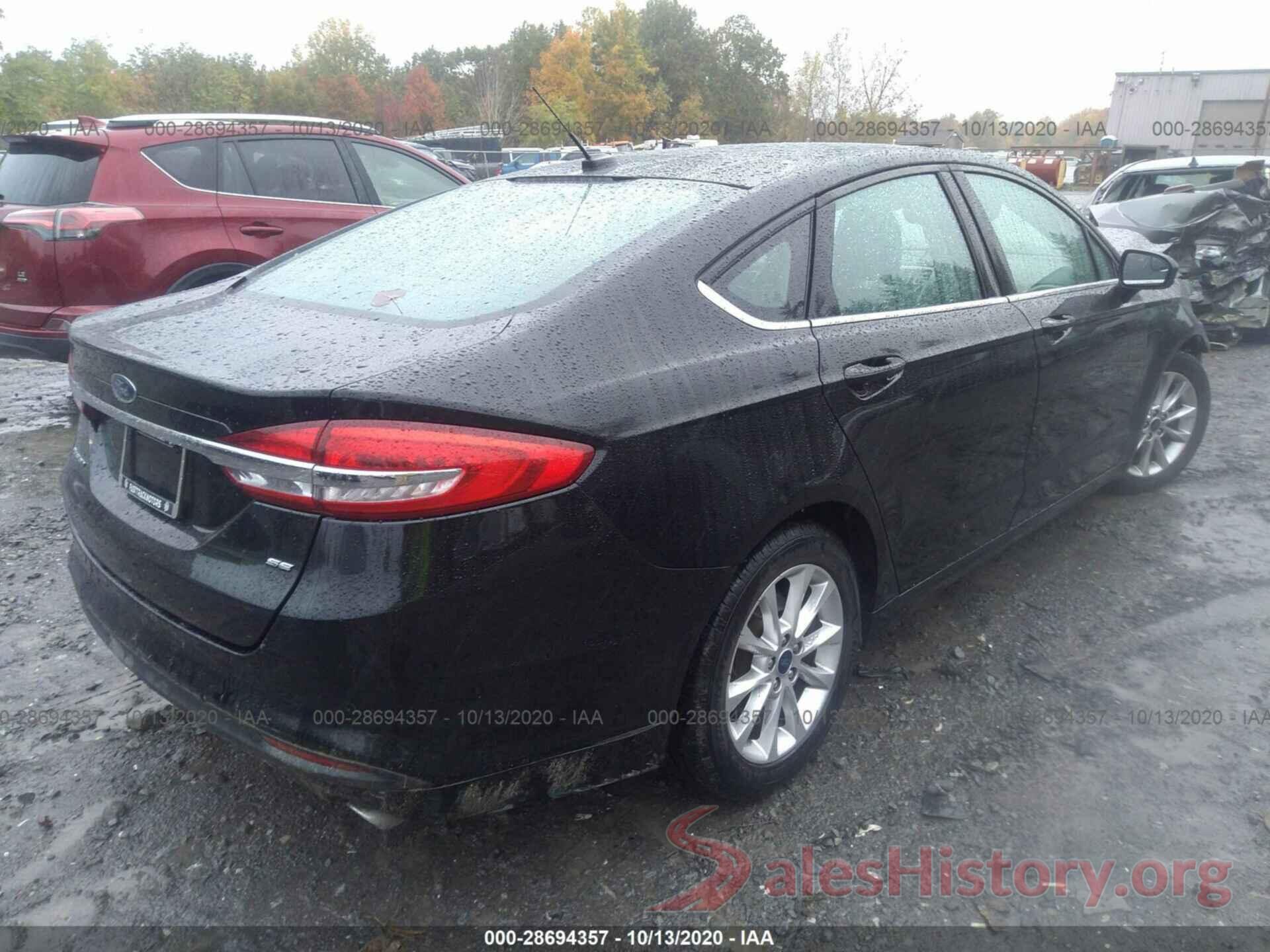 3FA6P0H74HR107125 2017 FORD FUSION