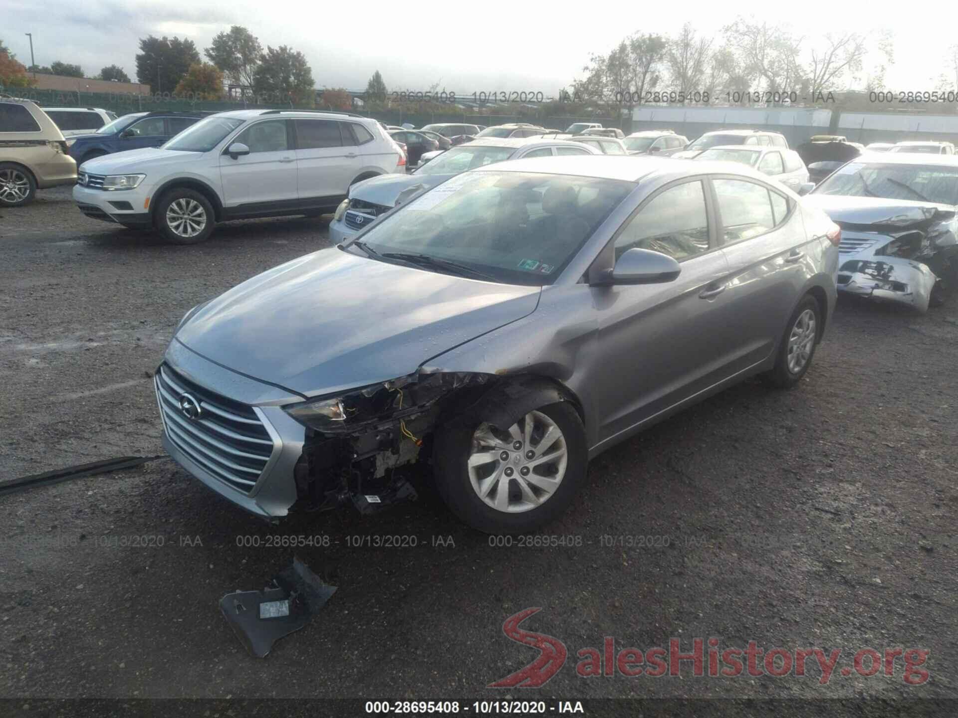 5NPD74LF8HH163790 2017 HYUNDAI ELANTRA