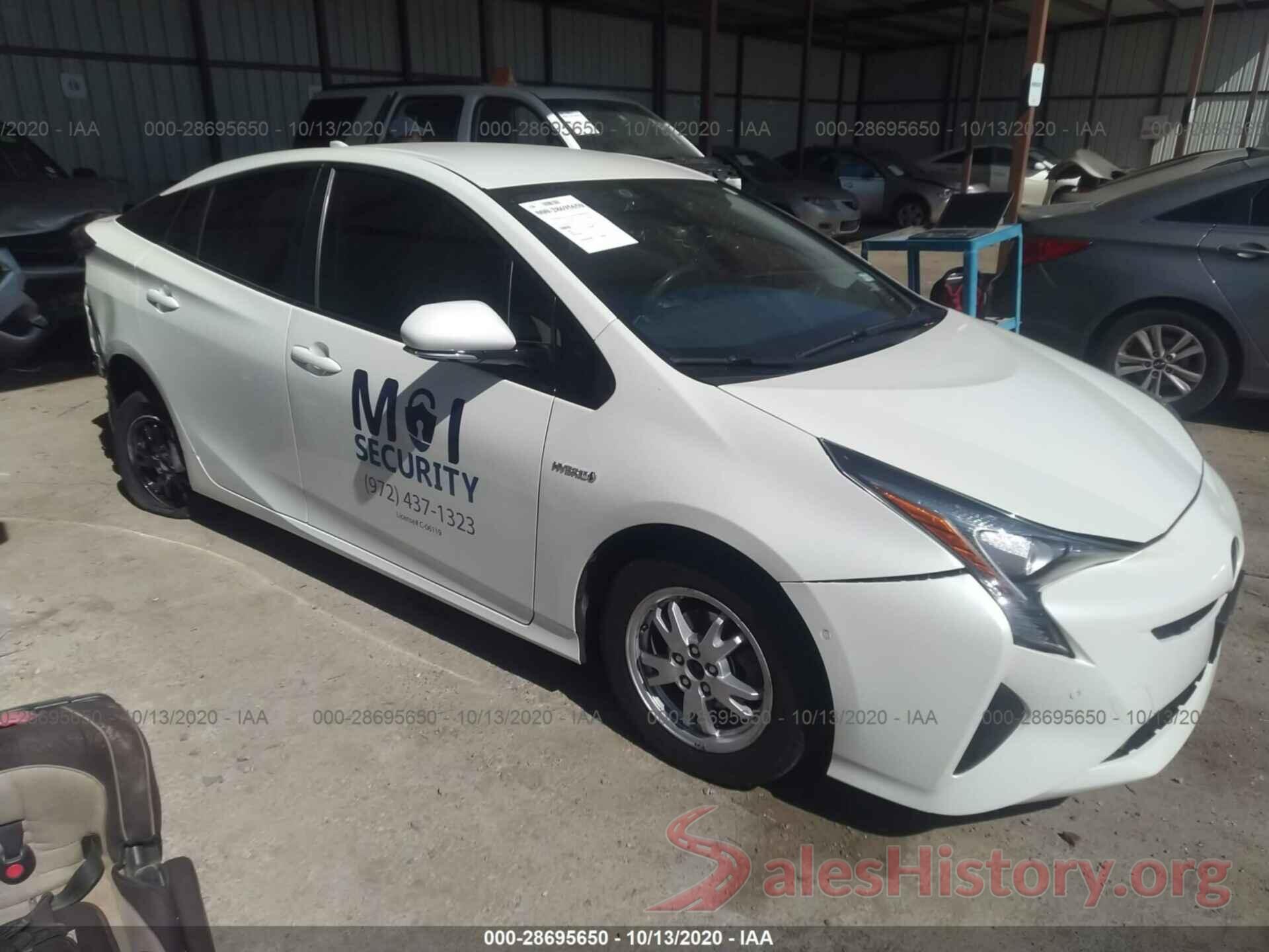 JTDKBRFU9J3063096 2018 TOYOTA PRIUS