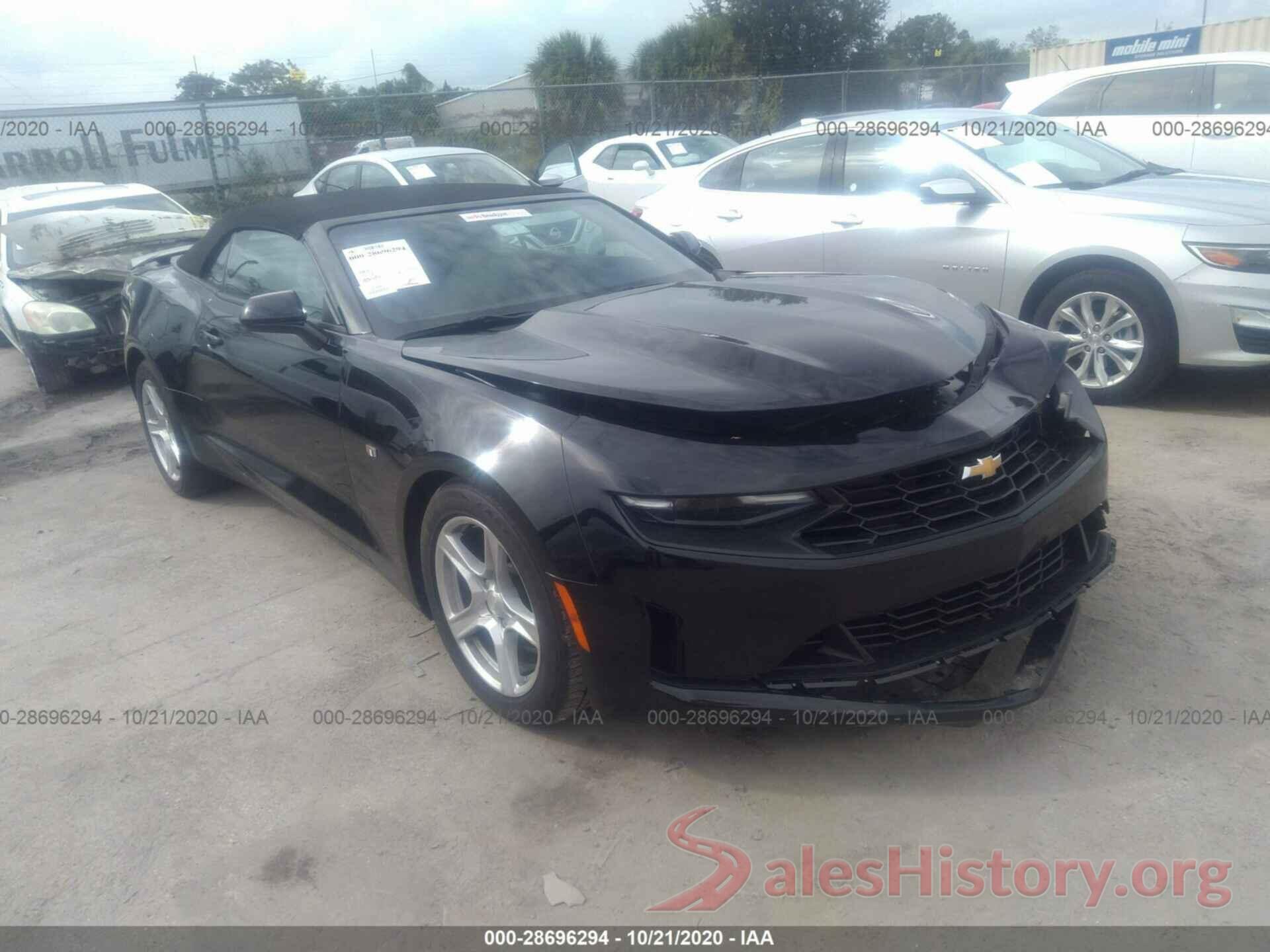 1G1FB3DX6L0117950 2020 CHEVROLET CAMARO