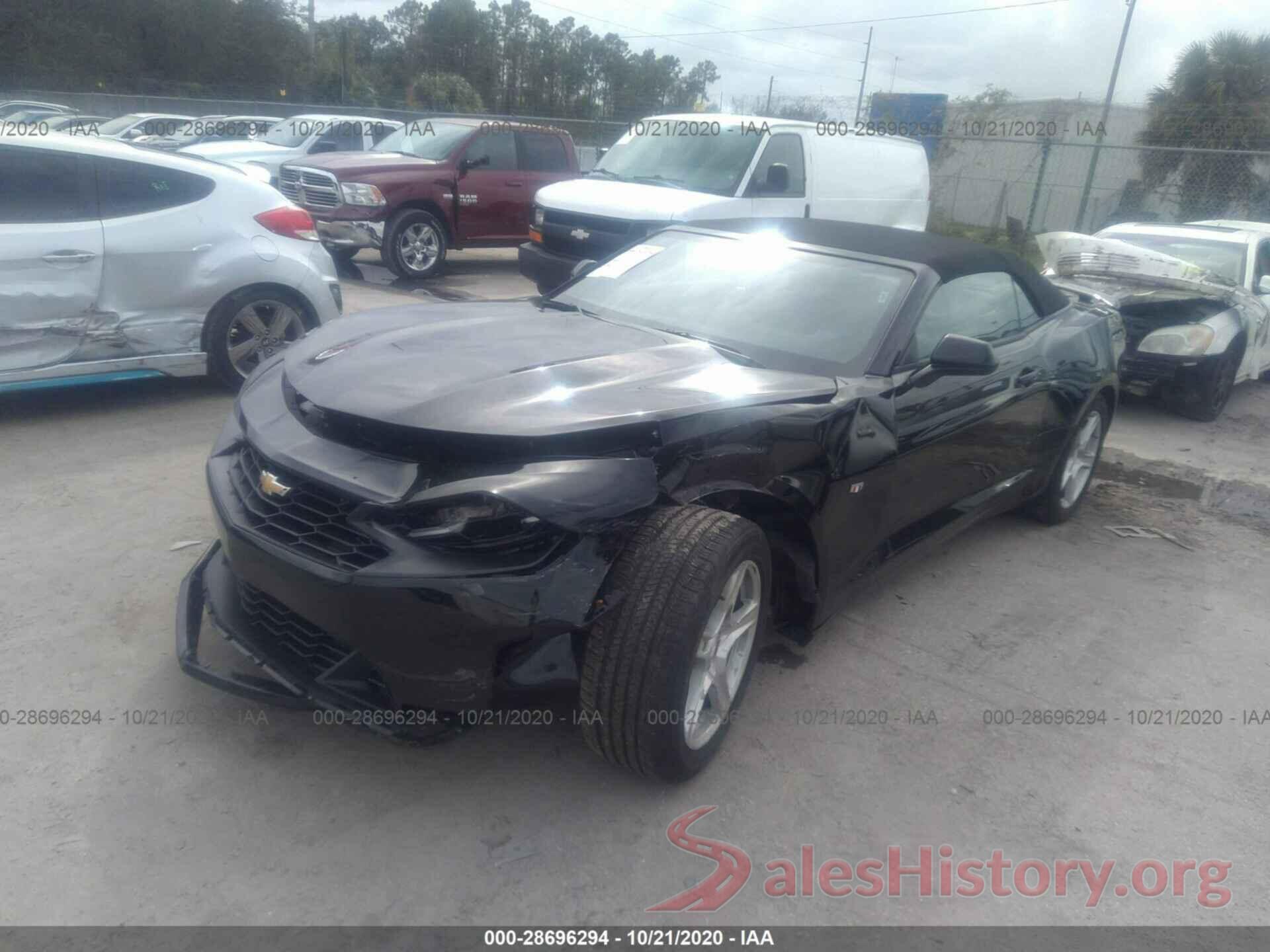 1G1FB3DX6L0117950 2020 CHEVROLET CAMARO