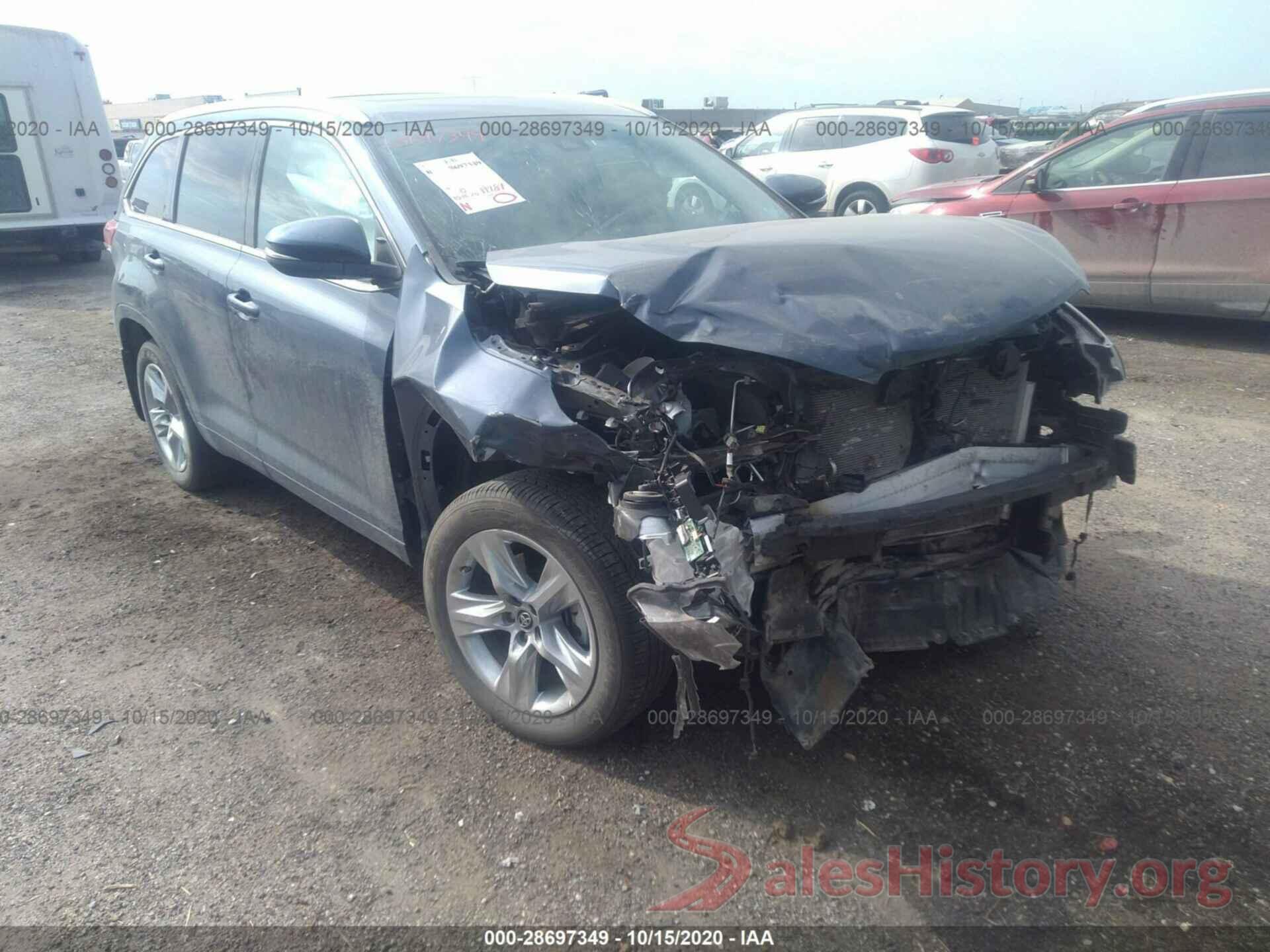 5TDDZRFH1KS950442 2019 TOYOTA HIGHLANDER