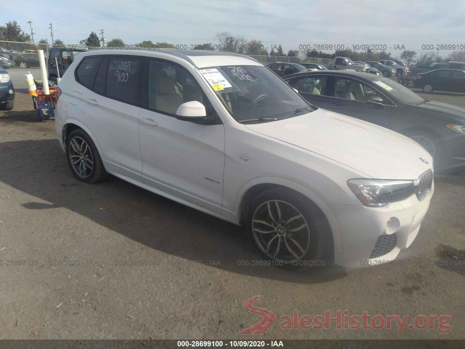 5UXWX9C57G0D74148 2016 BMW X3