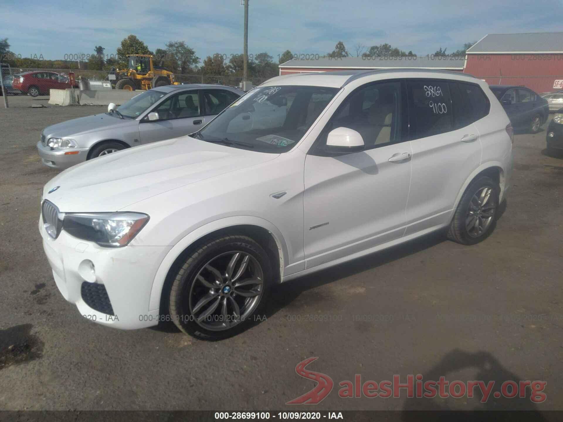 5UXWX9C57G0D74148 2016 BMW X3