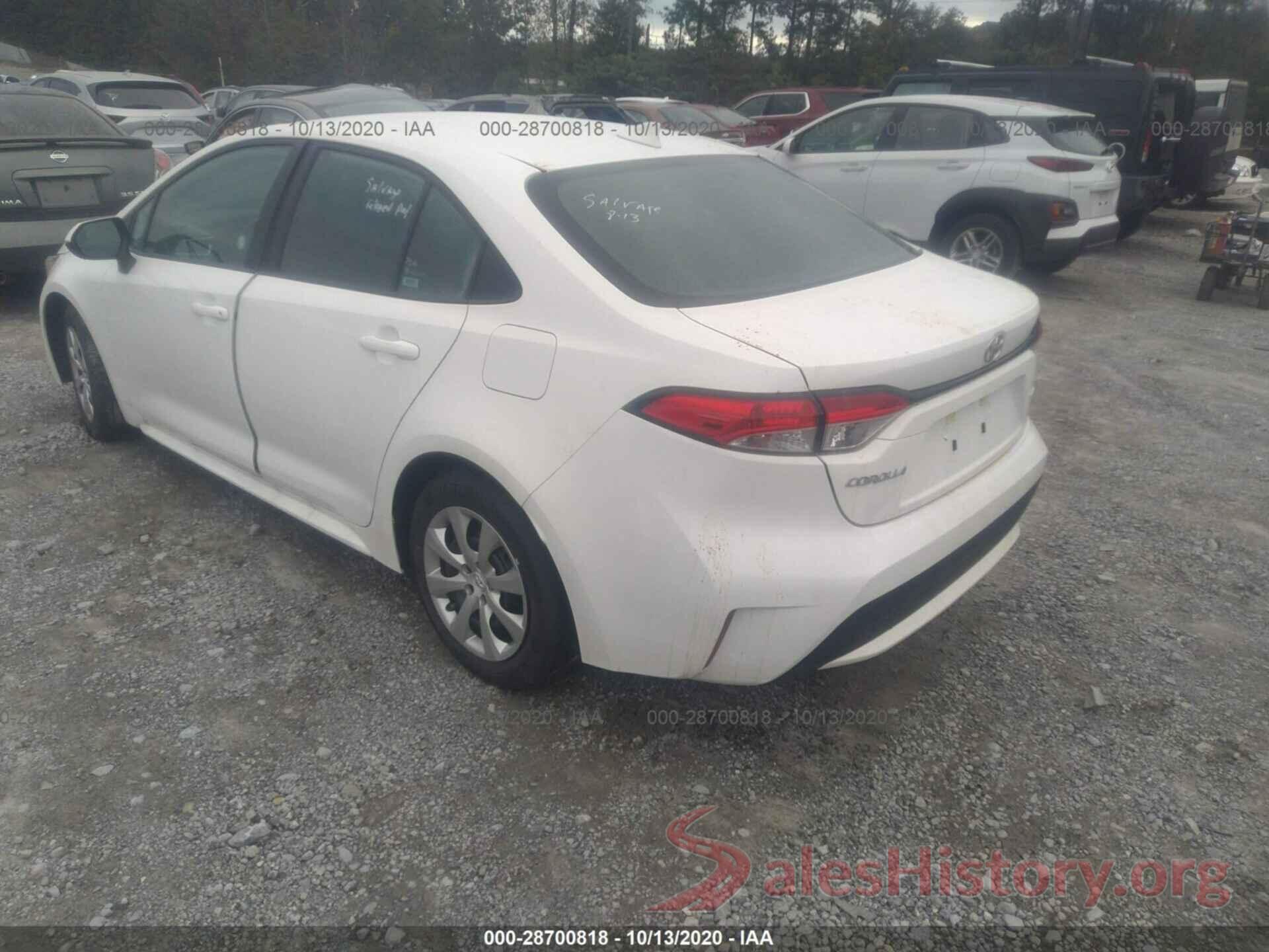 5YFEPRAEXLP108782 2020 TOYOTA COROLLA