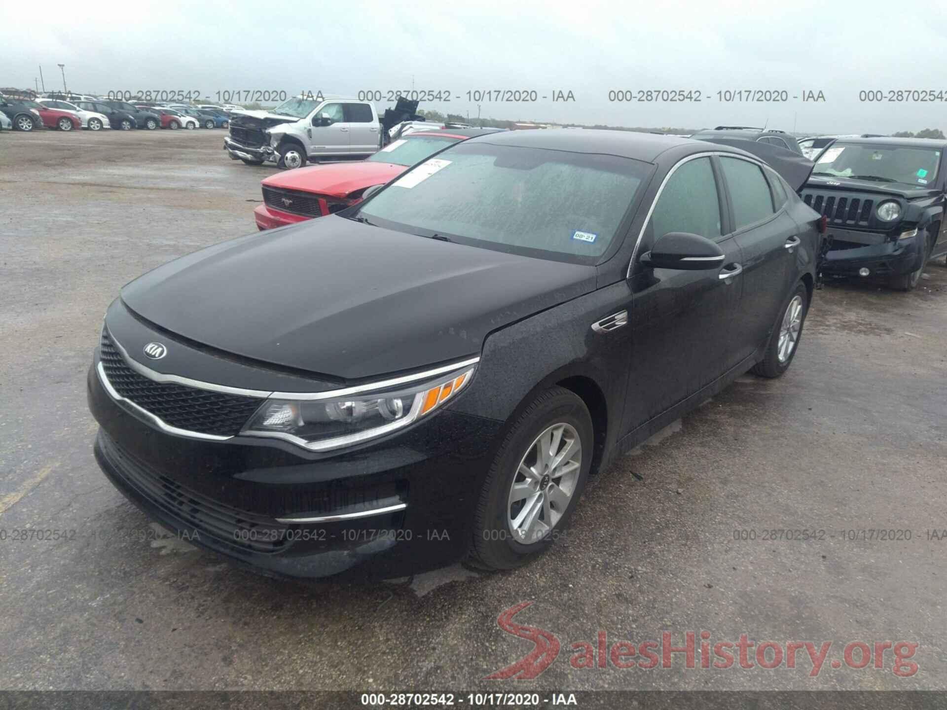 5XXGT4L3XGG113806 2016 KIA OPTIMA