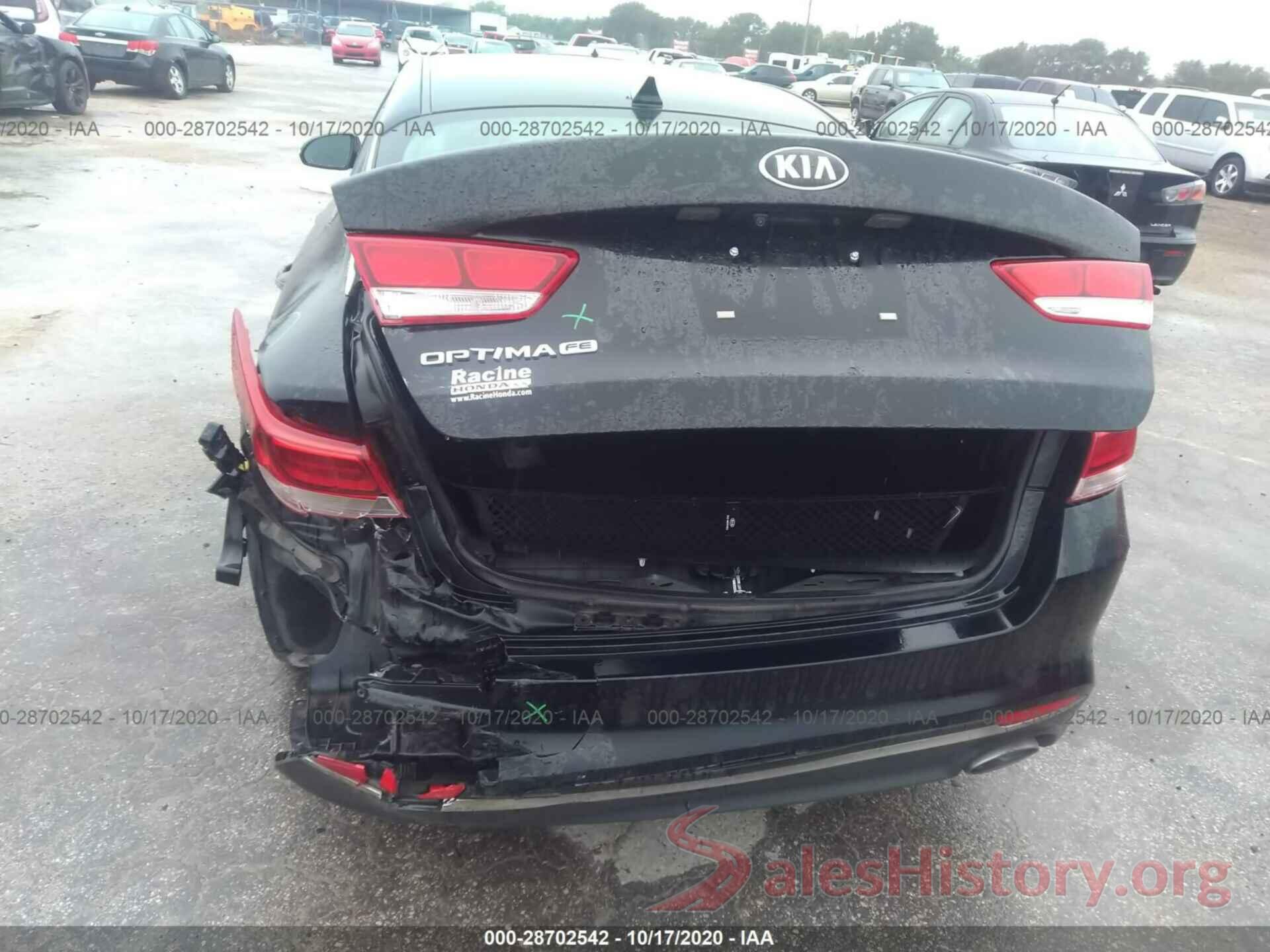 5XXGT4L3XGG113806 2016 KIA OPTIMA