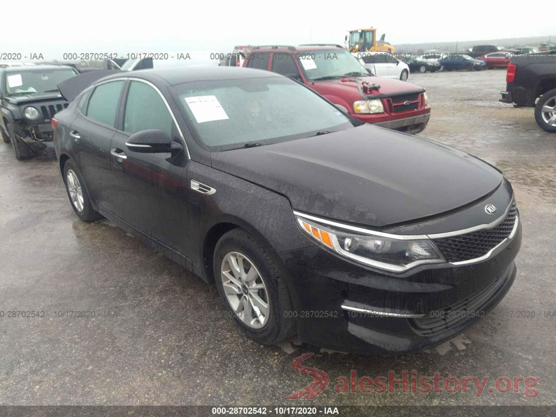 5XXGT4L3XGG113806 2016 KIA OPTIMA