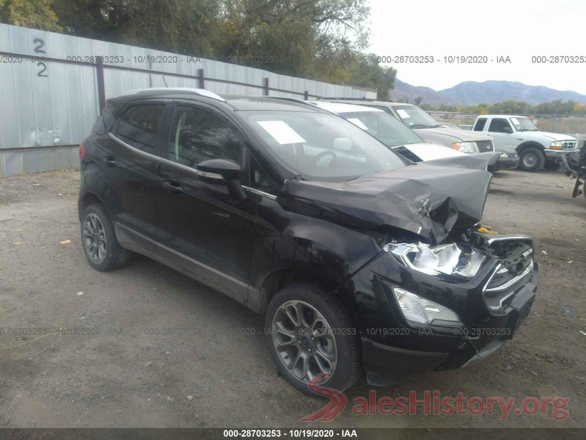 MAJ6S3KL6KC251903 2019 FORD ECOSPORT