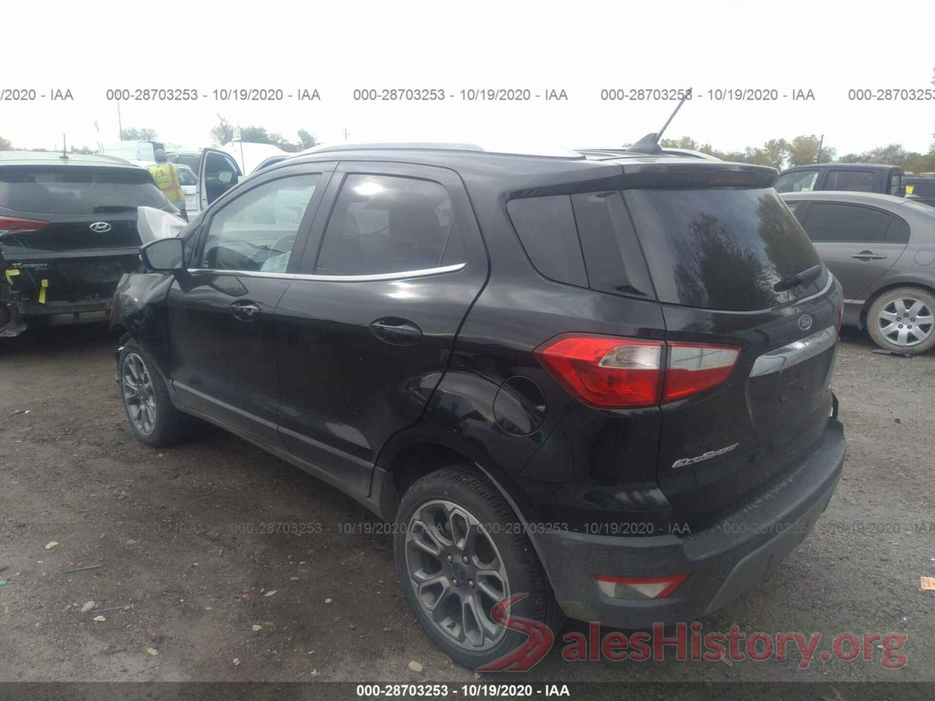 MAJ6S3KL6KC251903 2019 FORD ECOSPORT