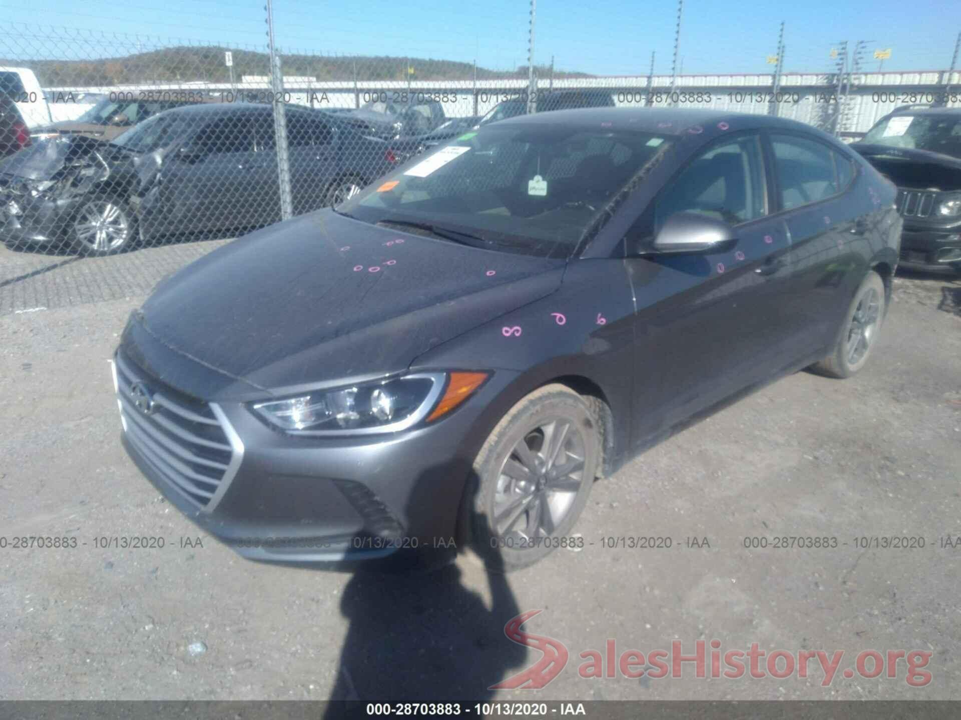 5NPD84LF2JH259207 2018 HYUNDAI ELANTRA