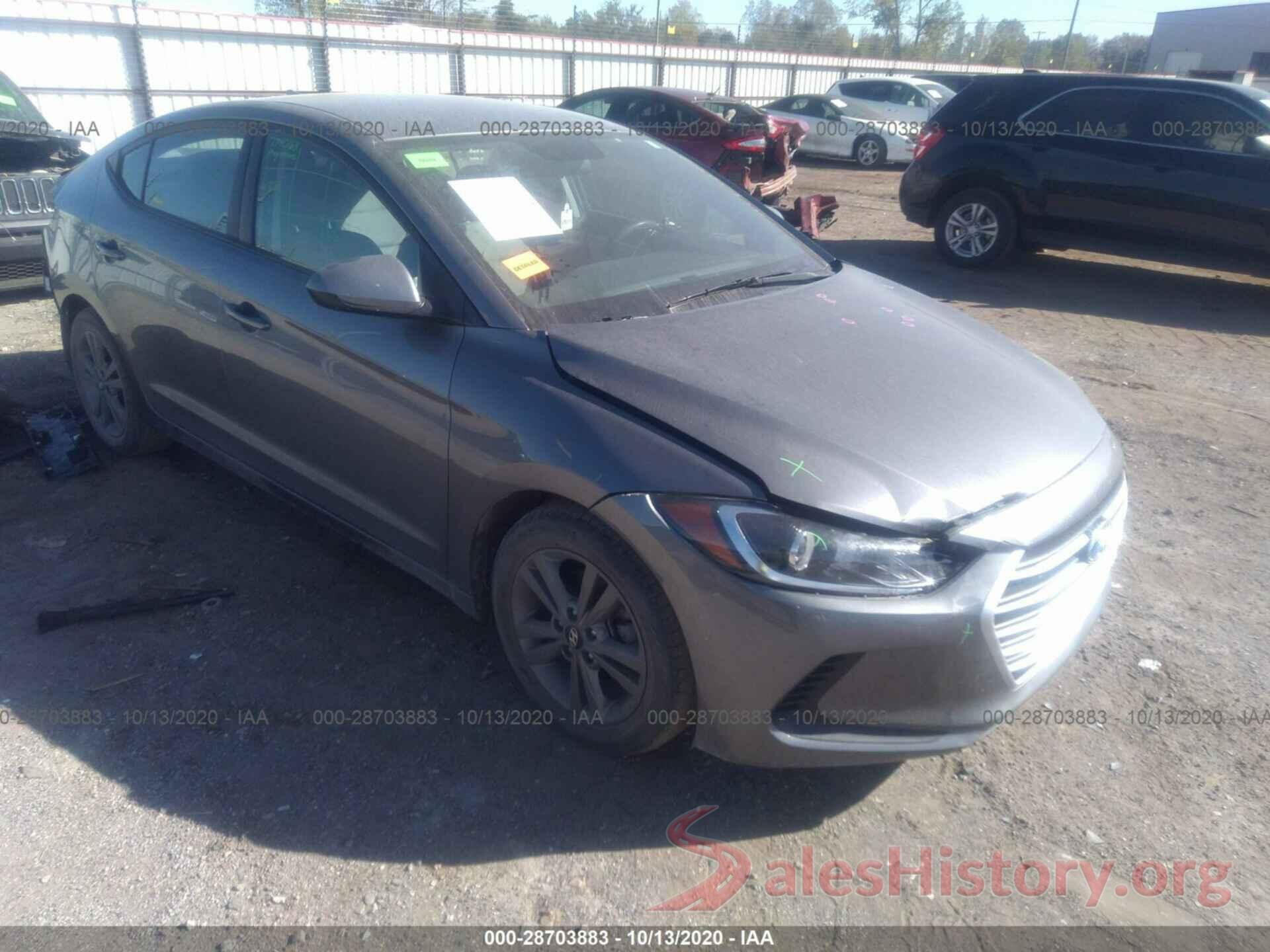 5NPD84LF2JH259207 2018 HYUNDAI ELANTRA