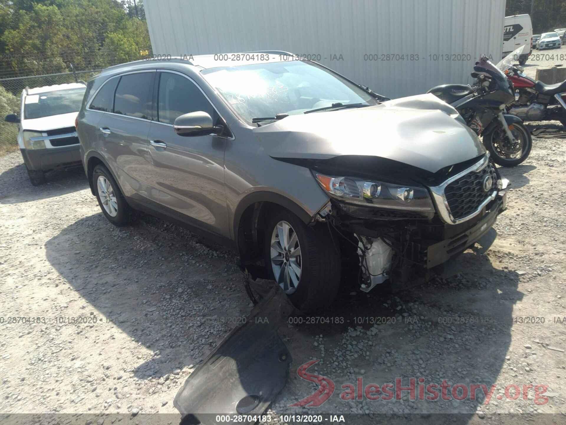 5XYPG4A58KG432764 2019 KIA SORENTO