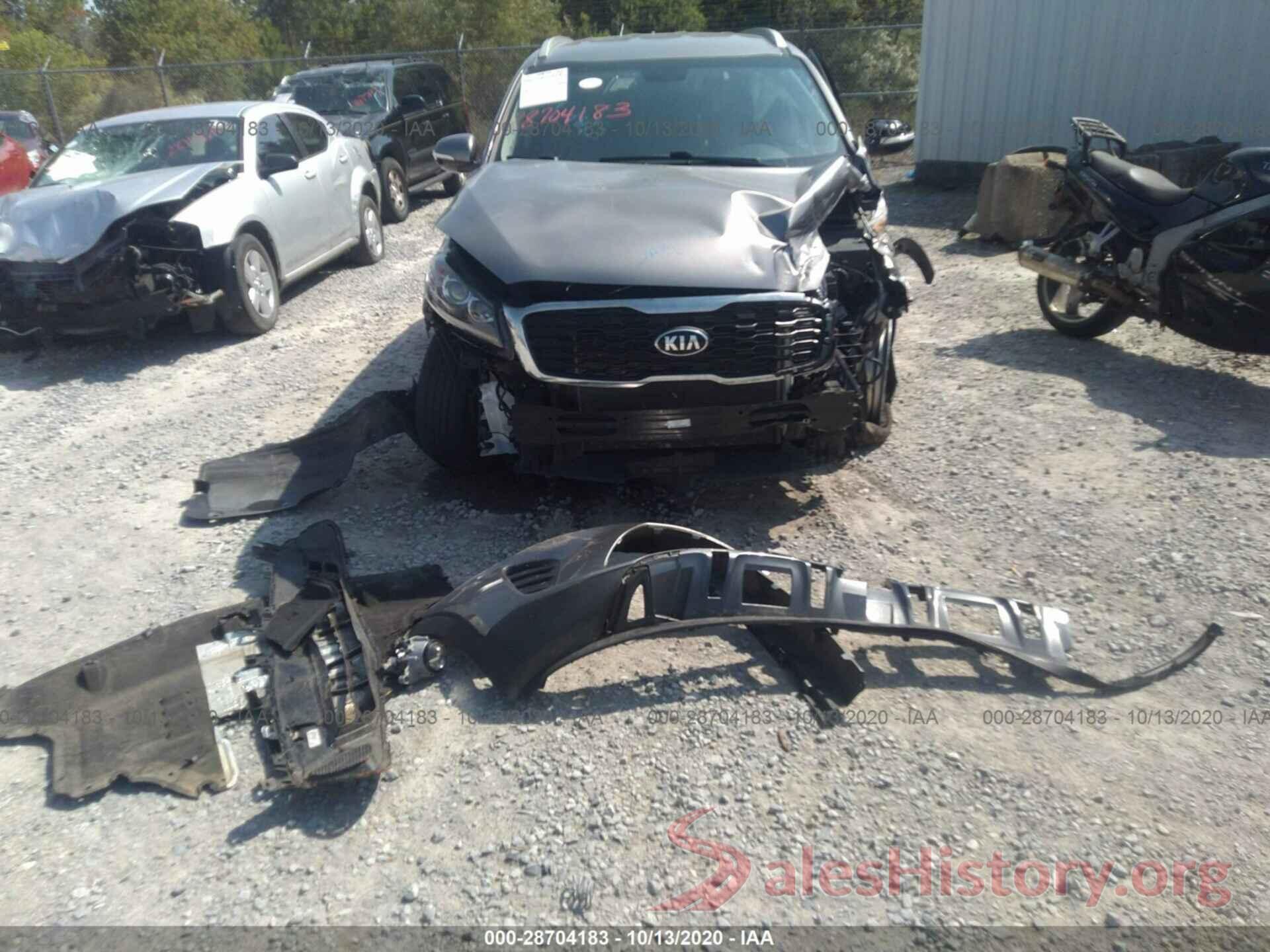 5XYPG4A58KG432764 2019 KIA SORENTO