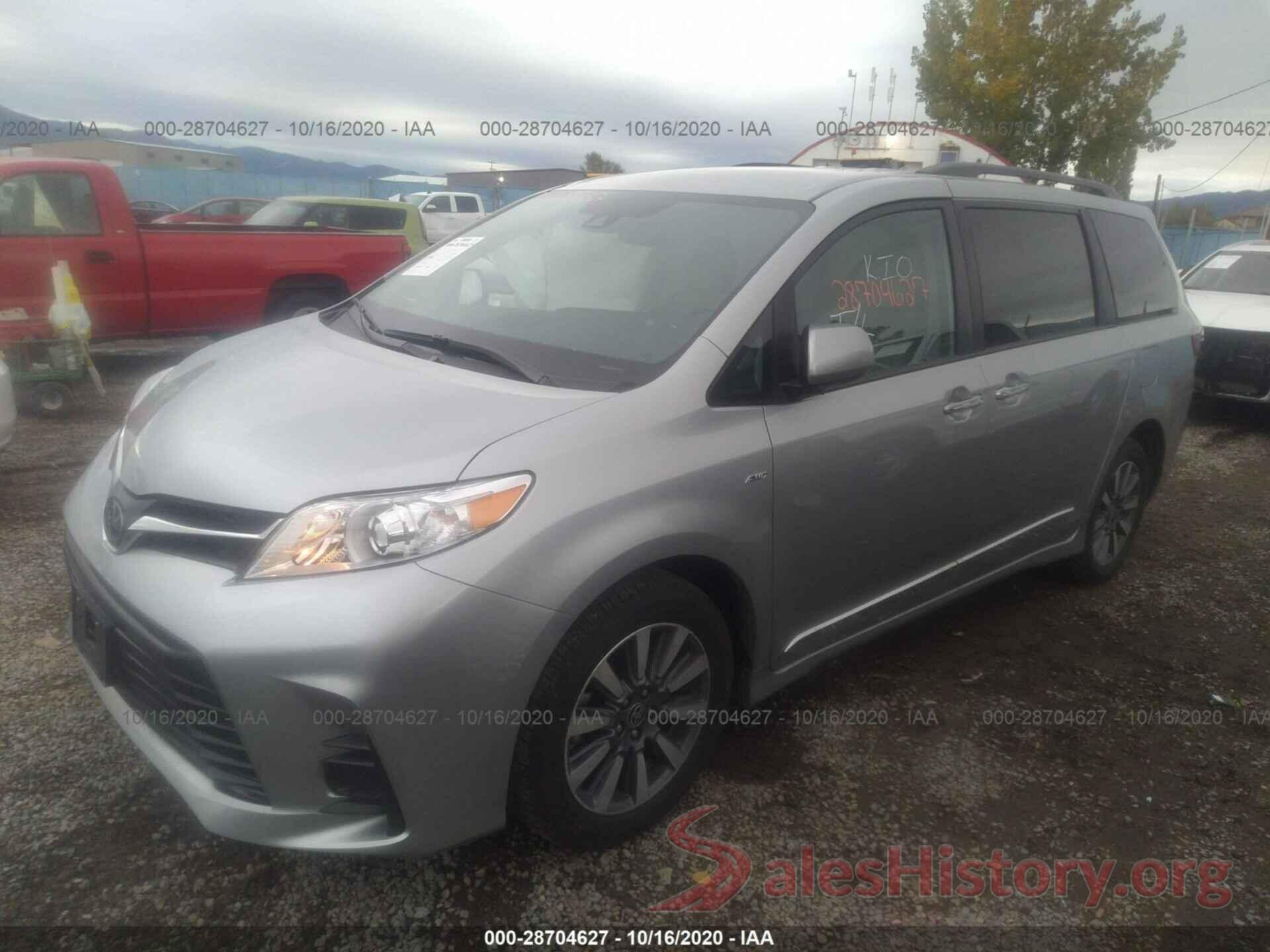 5TDJZ3DC2LS249451 2020 TOYOTA SIENNA