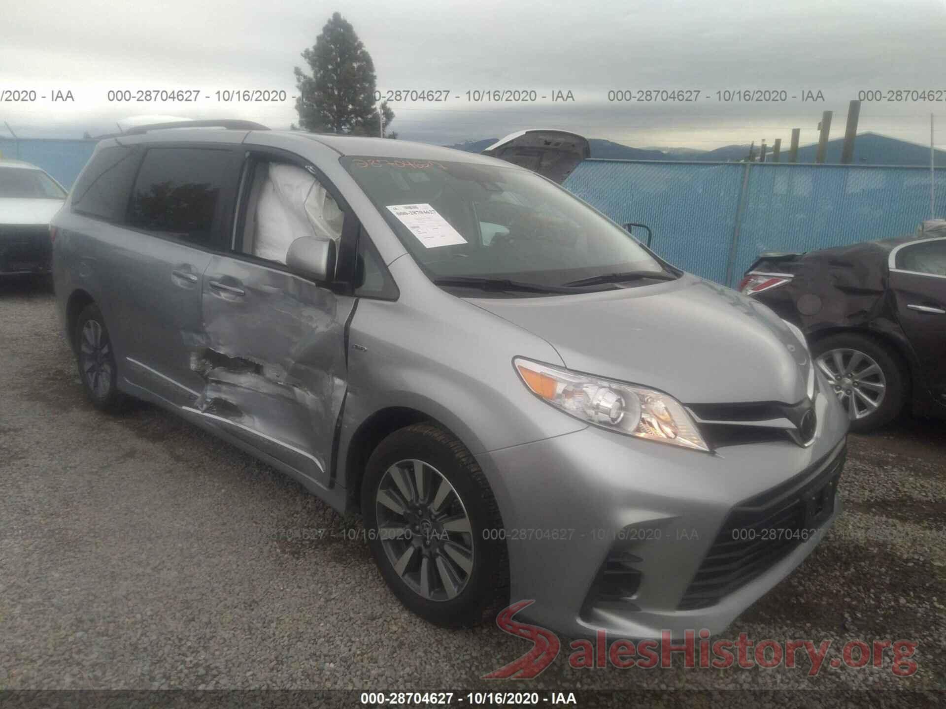 5TDJZ3DC2LS249451 2020 TOYOTA SIENNA