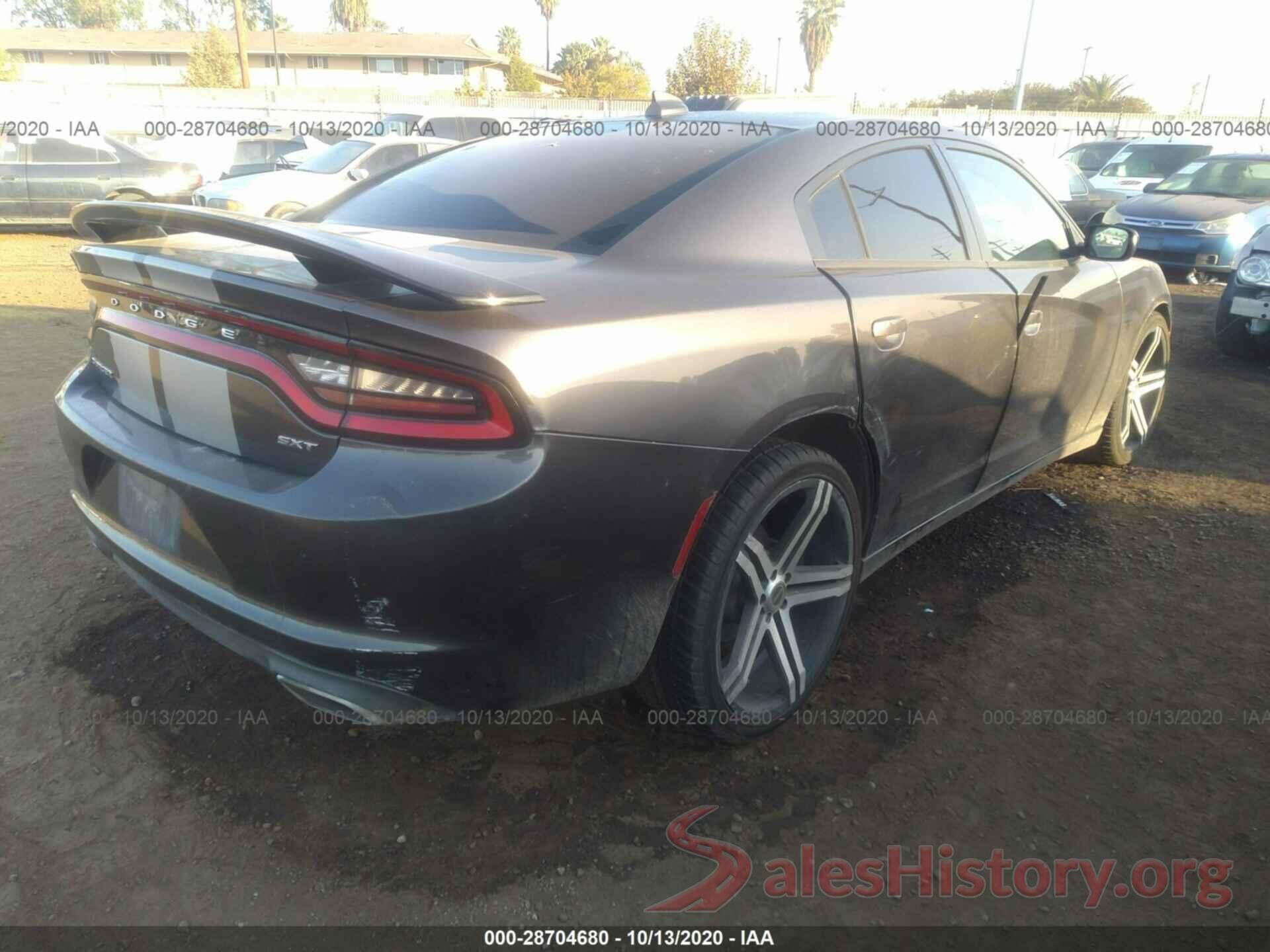 2C3CDXHG6GH186164 2016 DODGE CHARGER