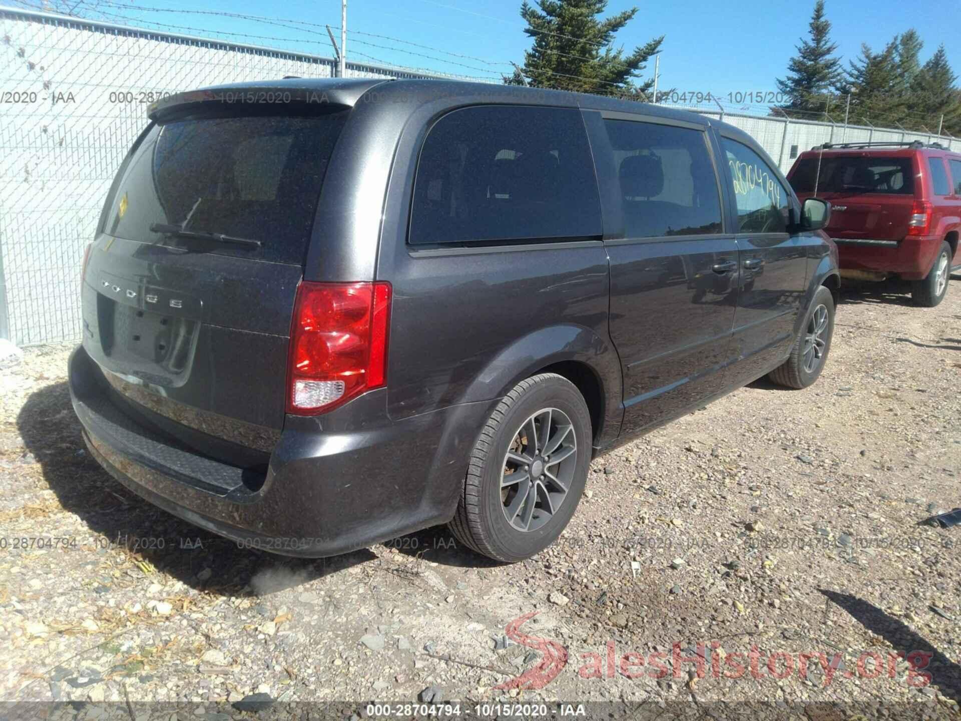 2C4RDGBG1GR392176 2016 DODGE GRAND CARAVAN