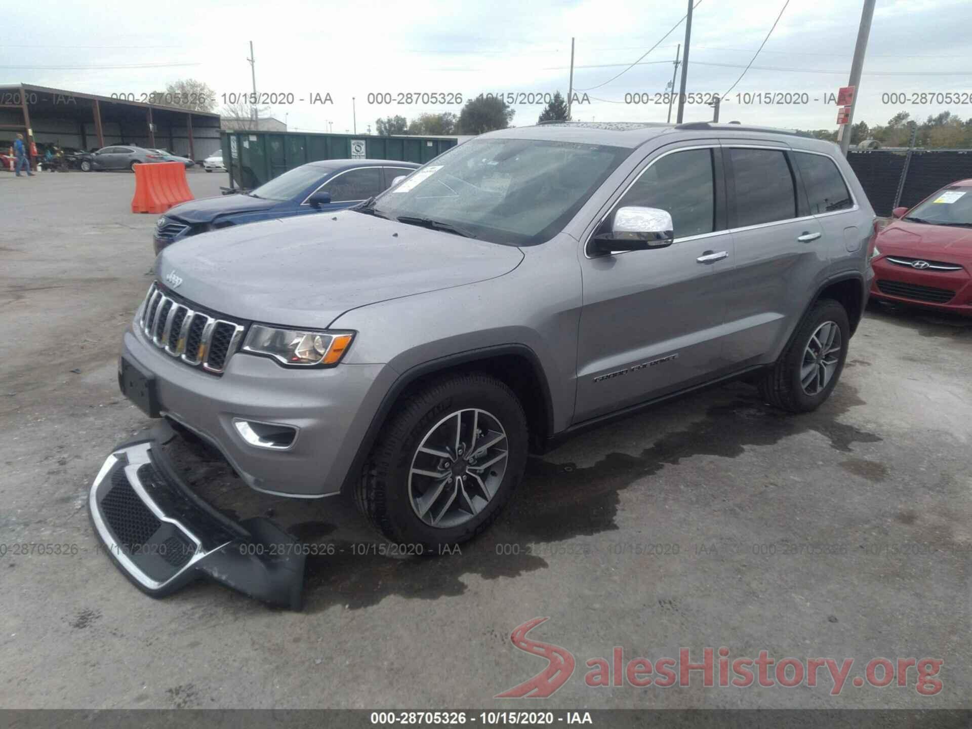 1C4RJEBG1LC306316 2020 JEEP GRAND CHEROKEE