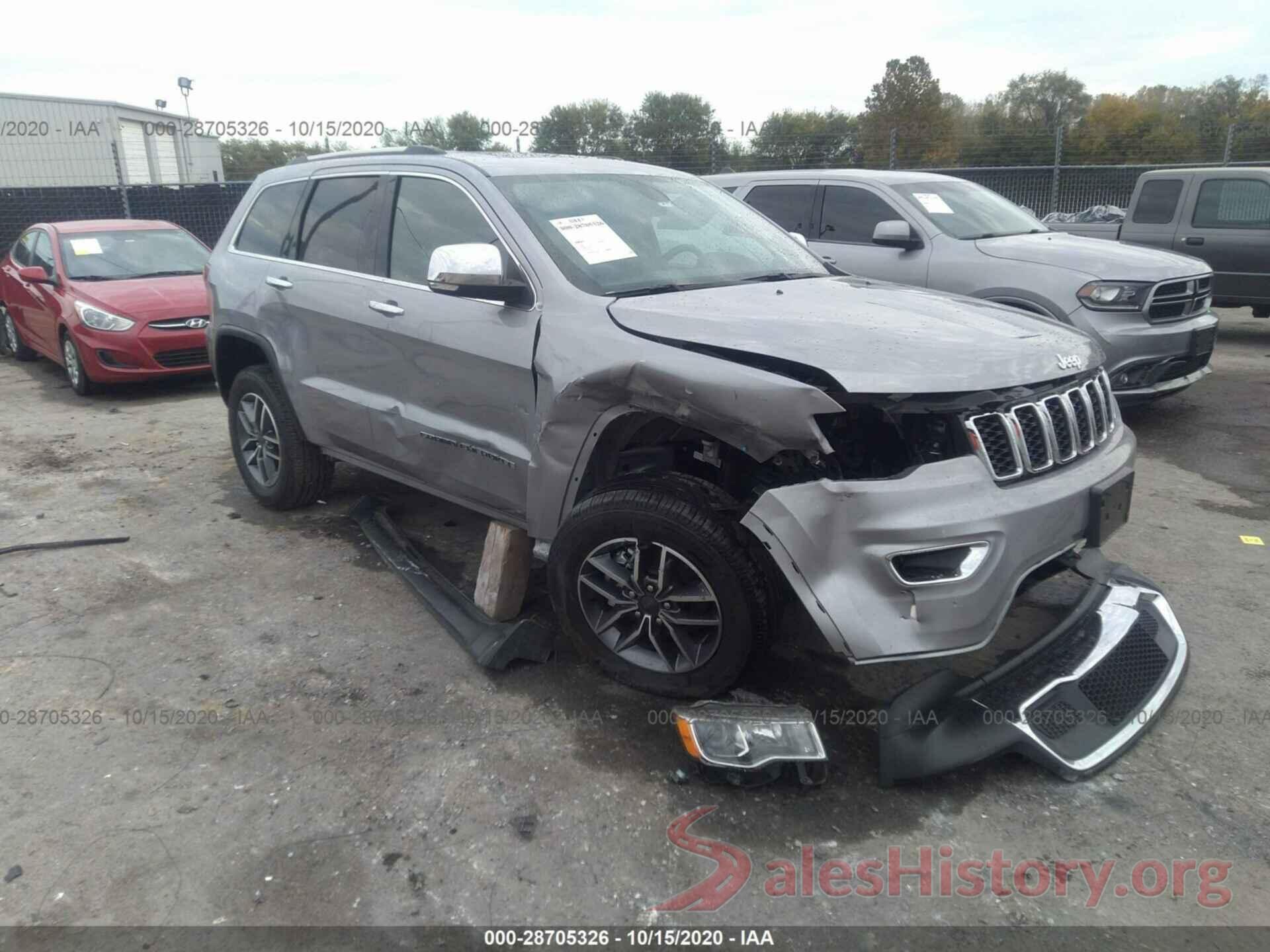 1C4RJEBG1LC306316 2020 JEEP GRAND CHEROKEE