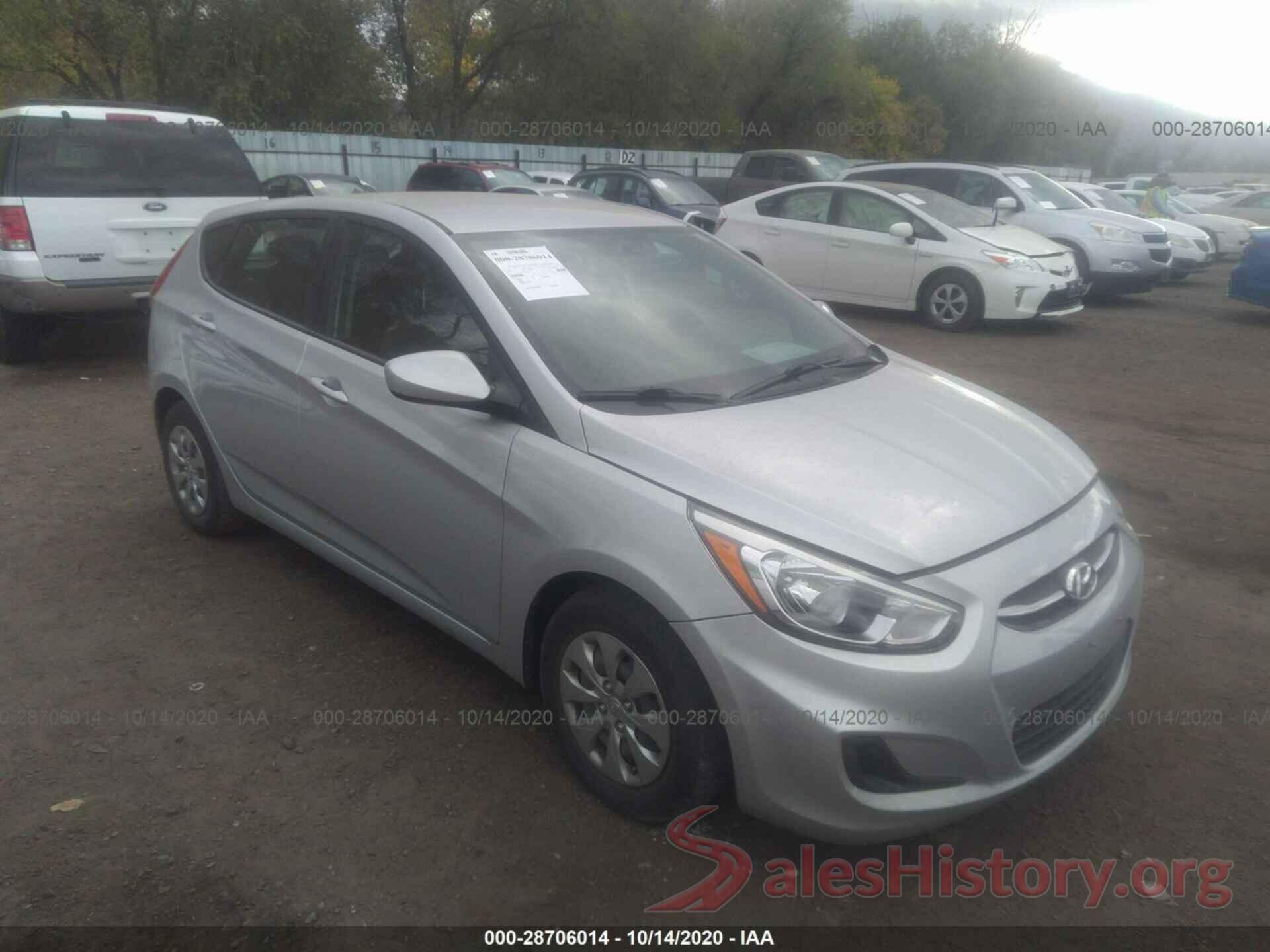 KMHCT5AE8GU260799 2016 HYUNDAI ACCENT