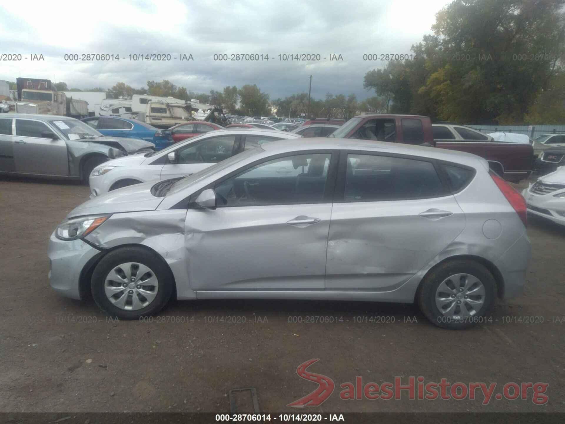 KMHCT5AE8GU260799 2016 HYUNDAI ACCENT