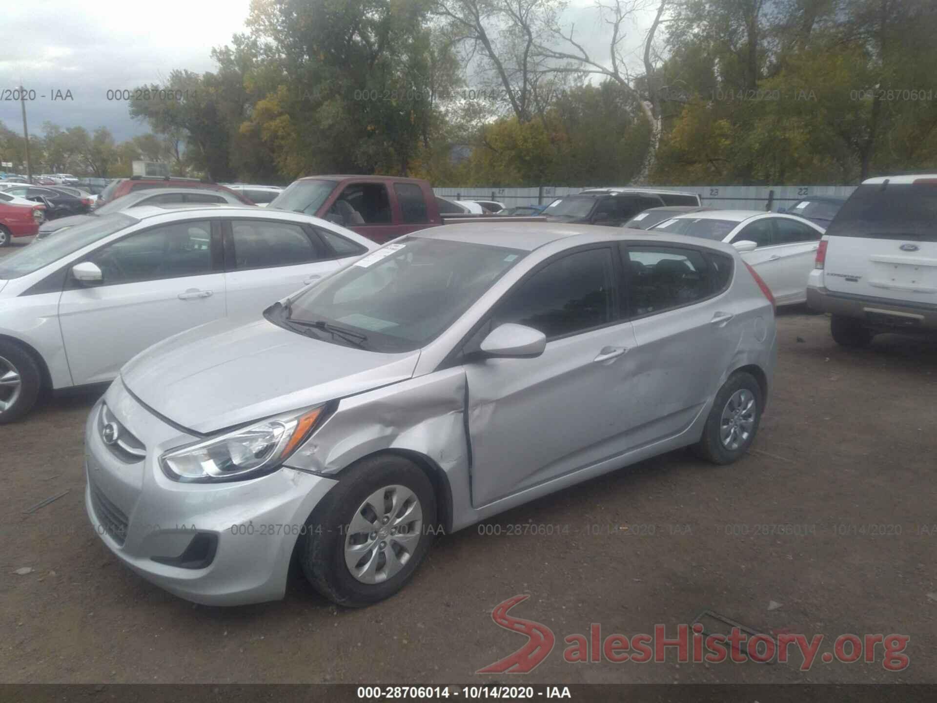 KMHCT5AE8GU260799 2016 HYUNDAI ACCENT