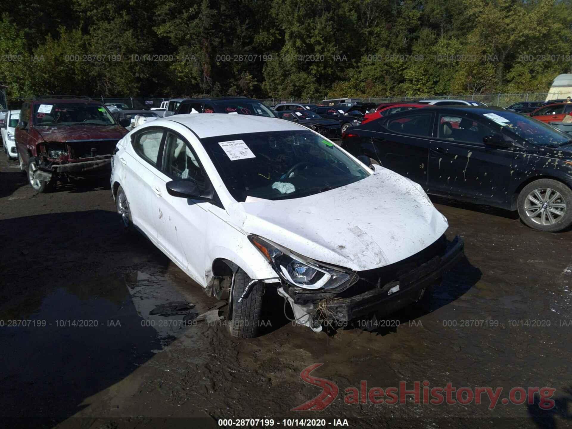 5NPDH4AE6GH670547 2016 HYUNDAI ELANTRA