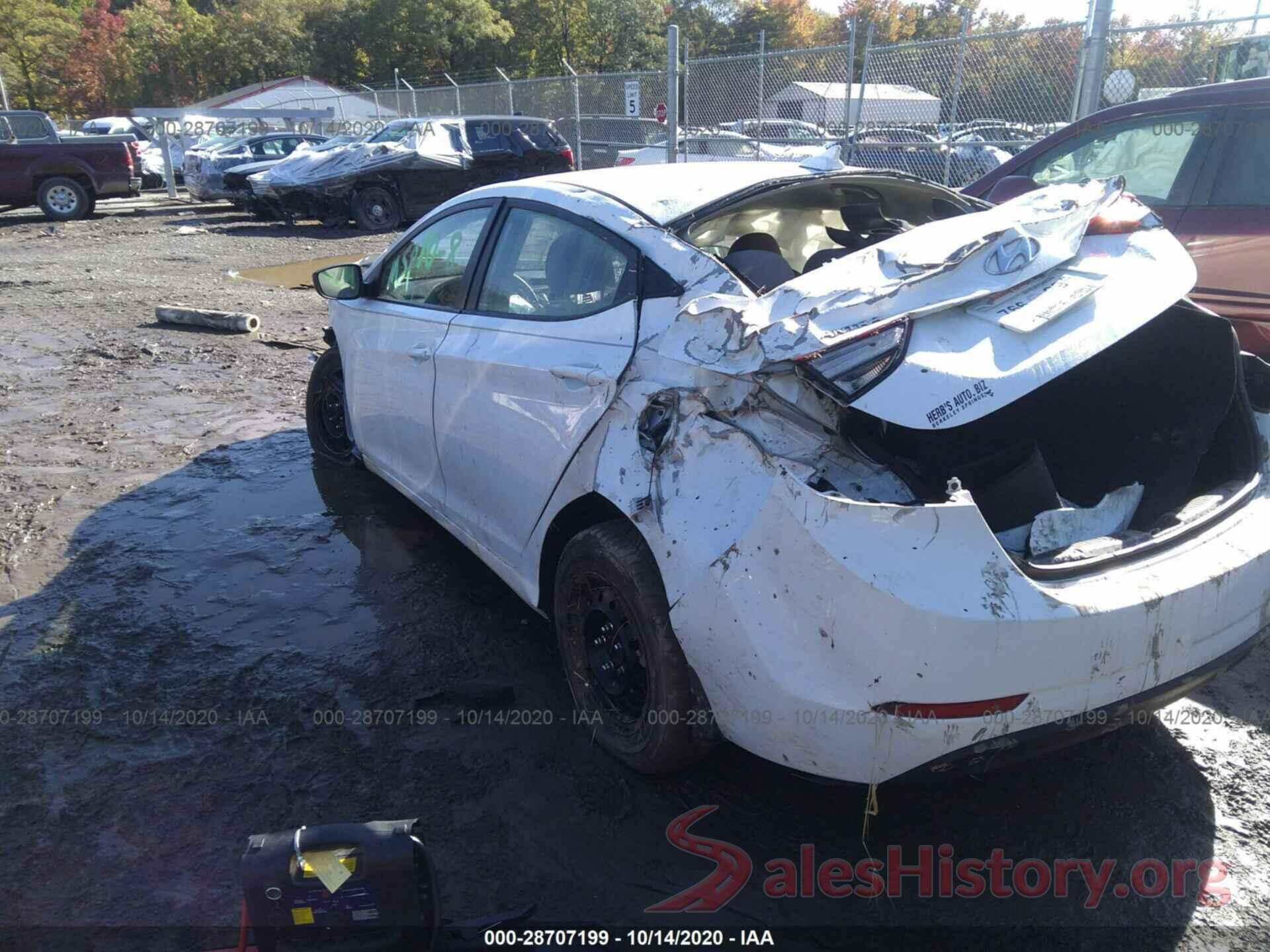 5NPDH4AE6GH670547 2016 HYUNDAI ELANTRA