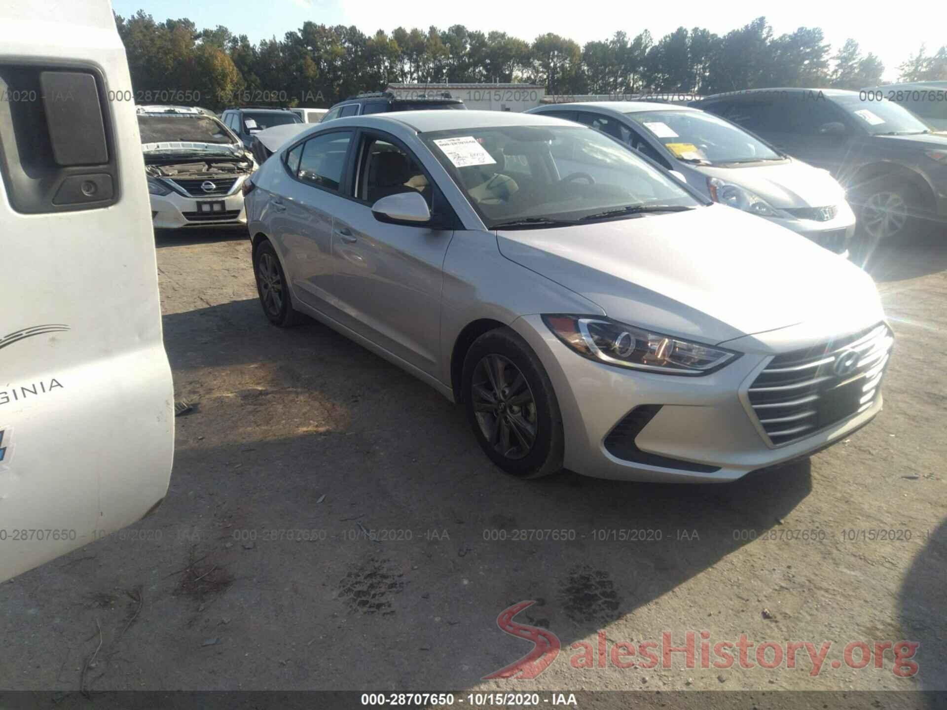 5NPD84LF2JH312679 2018 HYUNDAI ELANTRA