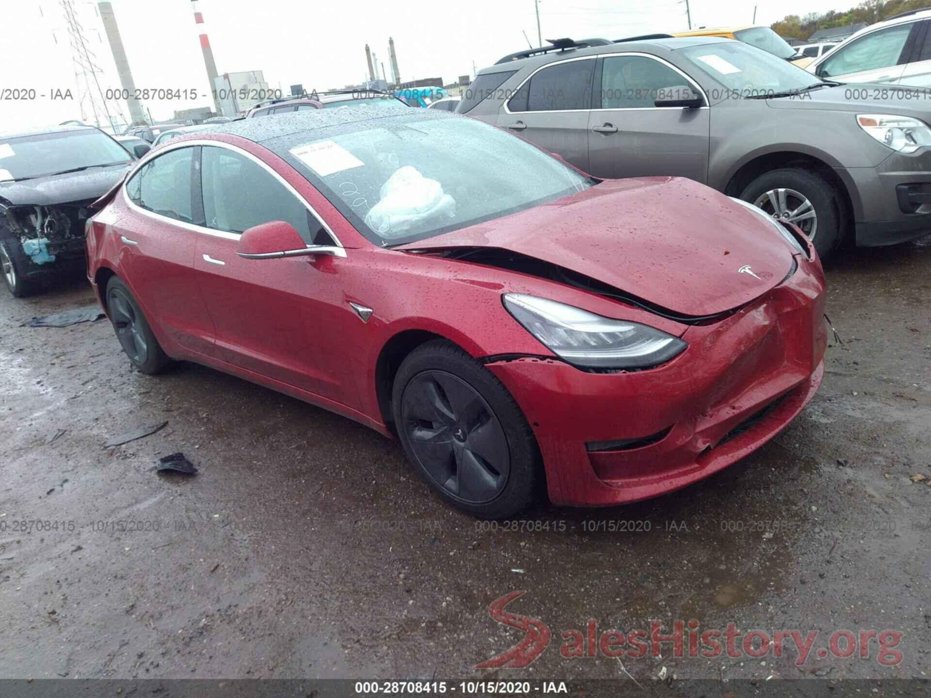 5YJ3E1EA7LF784950 2020 TESLA MODEL 3