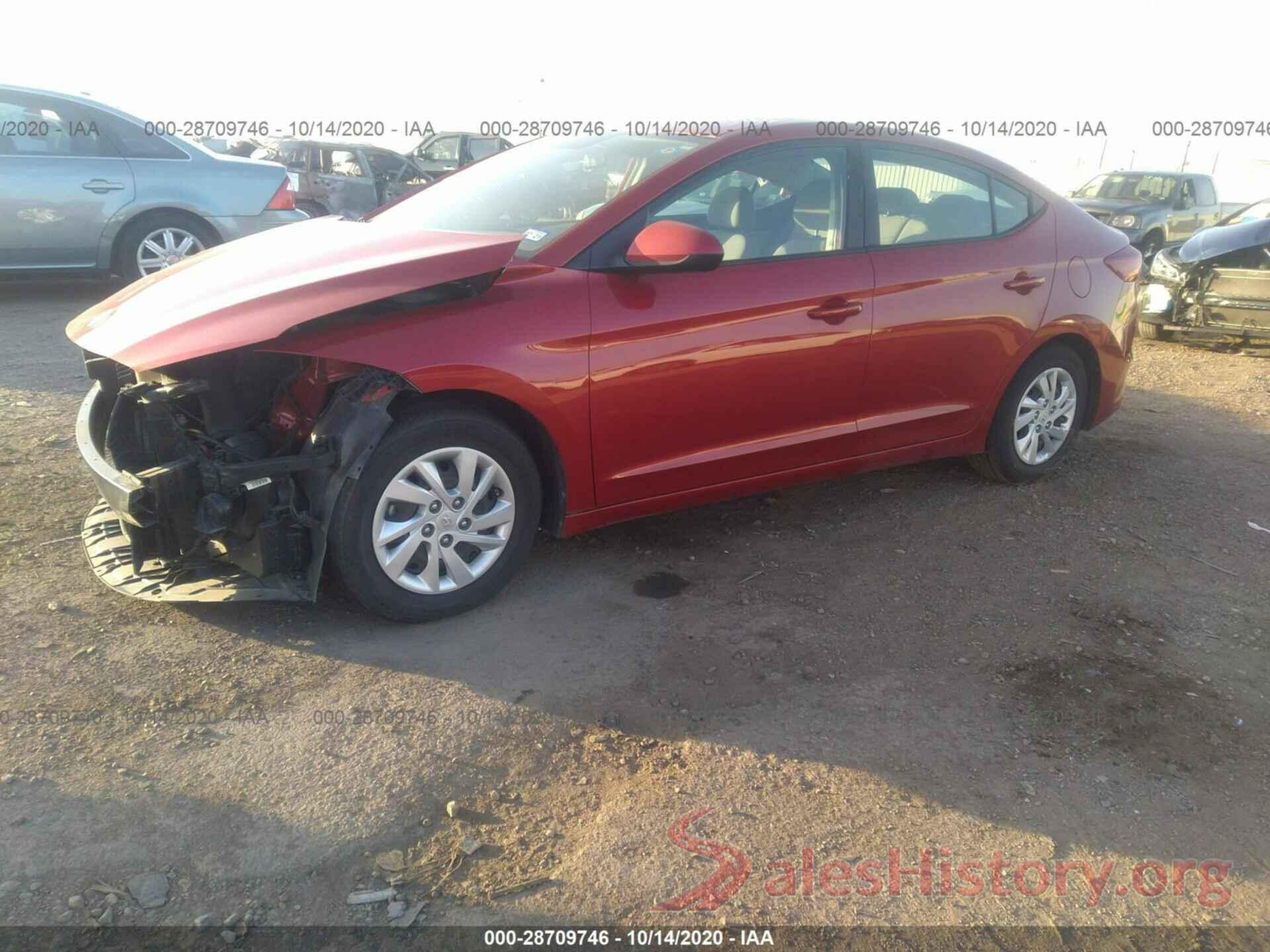 5NPD74LF0HH094870 2017 HYUNDAI ELANTRA