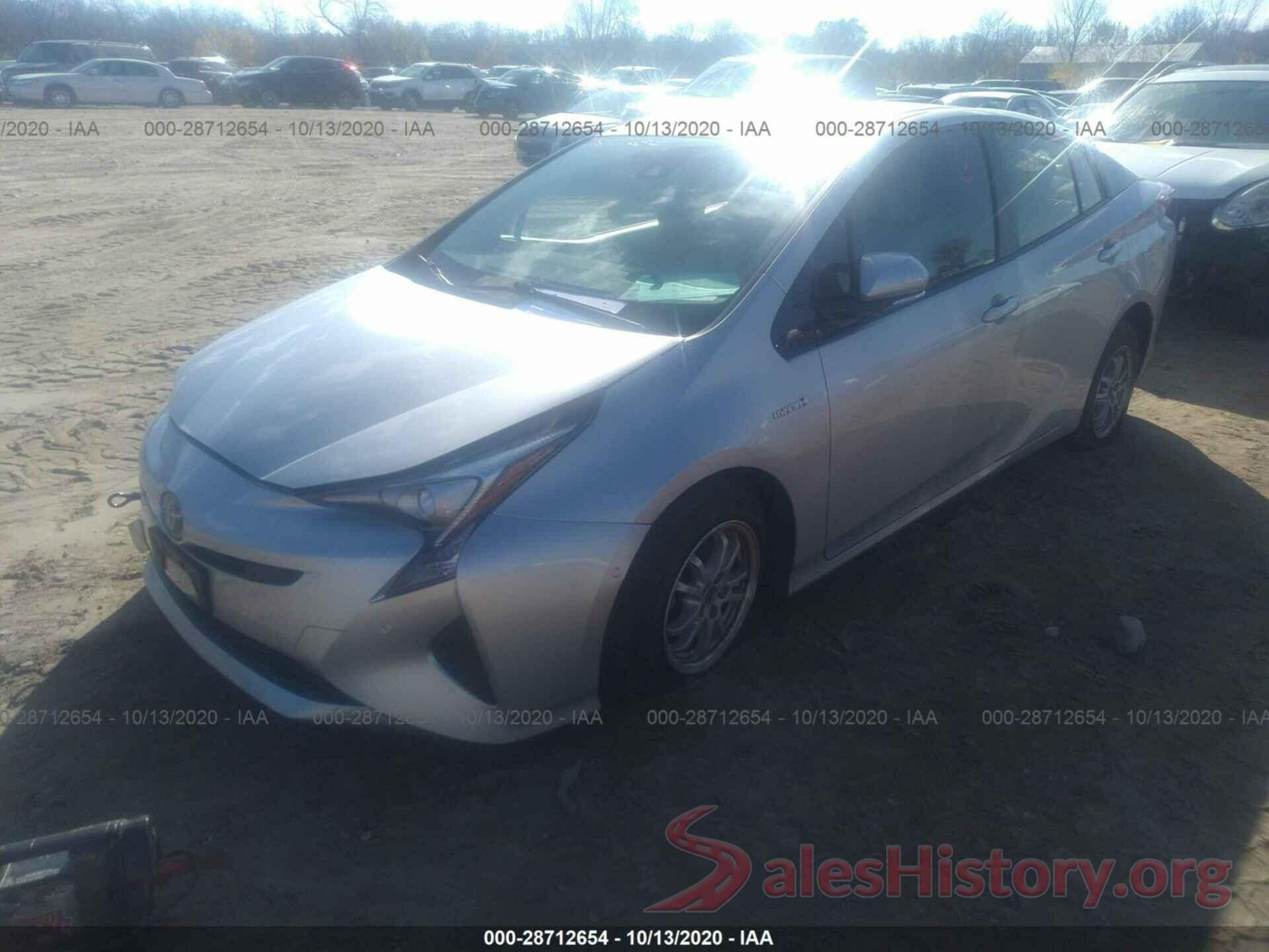 JTDKBRFU5H3574329 2017 TOYOTA PRIUS