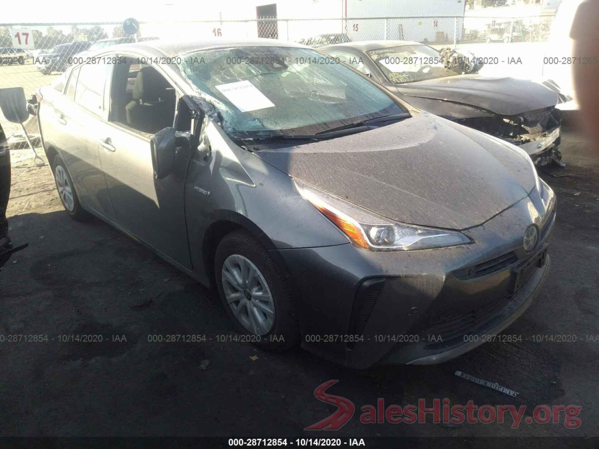 JTDKARFU9K3086110 2019 TOYOTA PRIUS