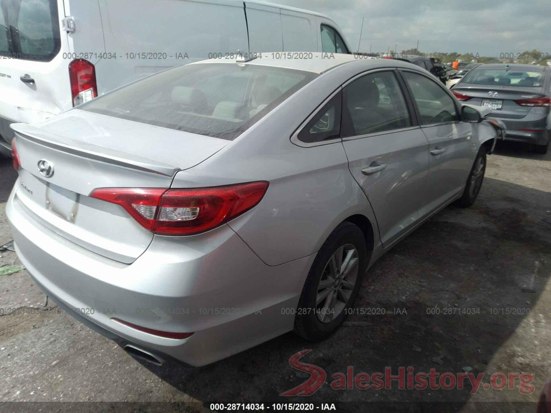 5NPE24AF7GH386519 2016 HYUNDAI SONATA