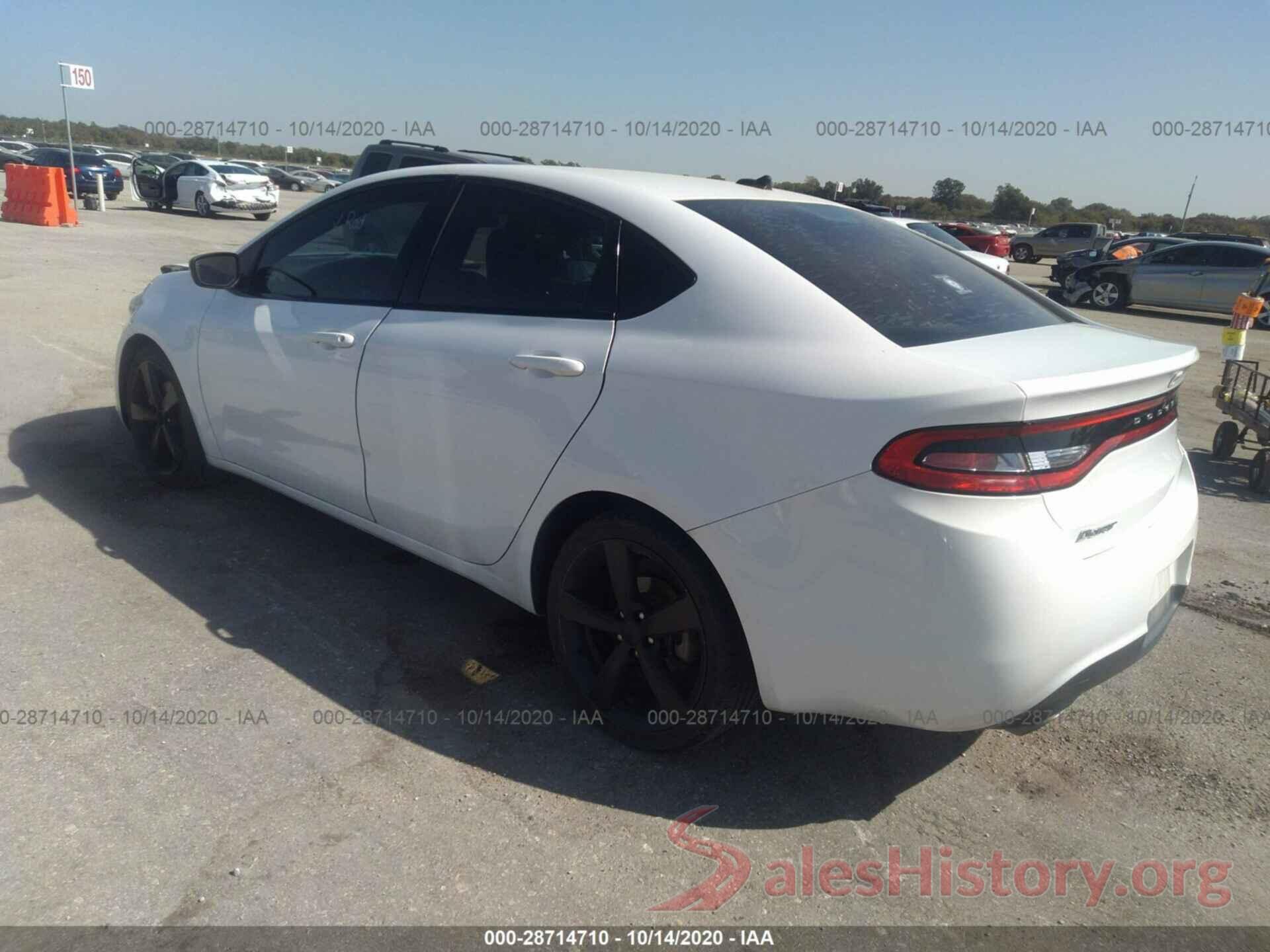 1C3CDFBB9GD516707 2016 DODGE DART