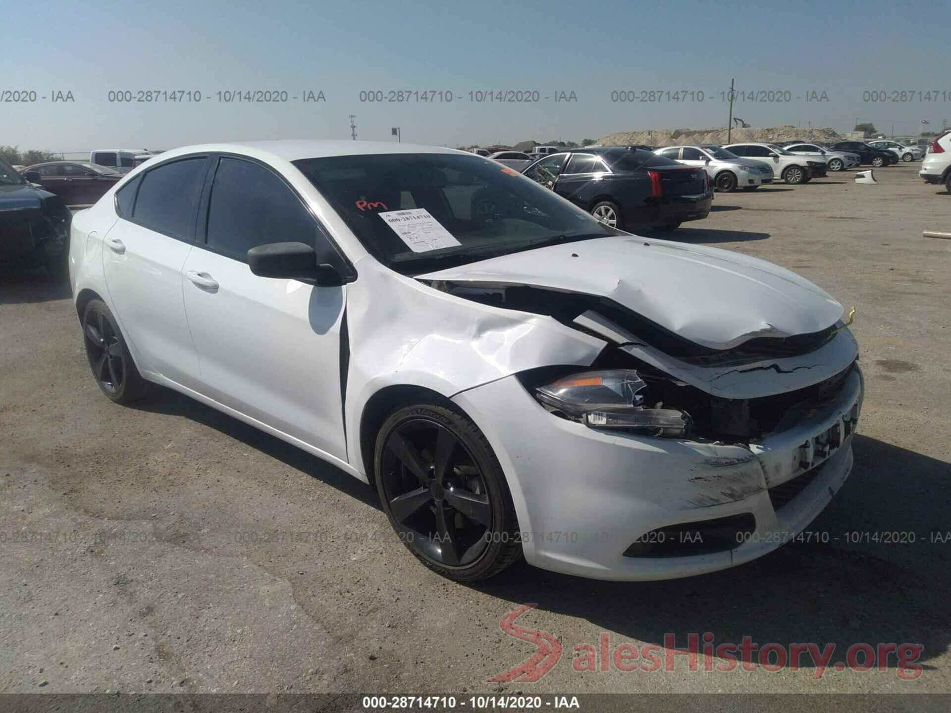 1C3CDFBB9GD516707 2016 DODGE DART