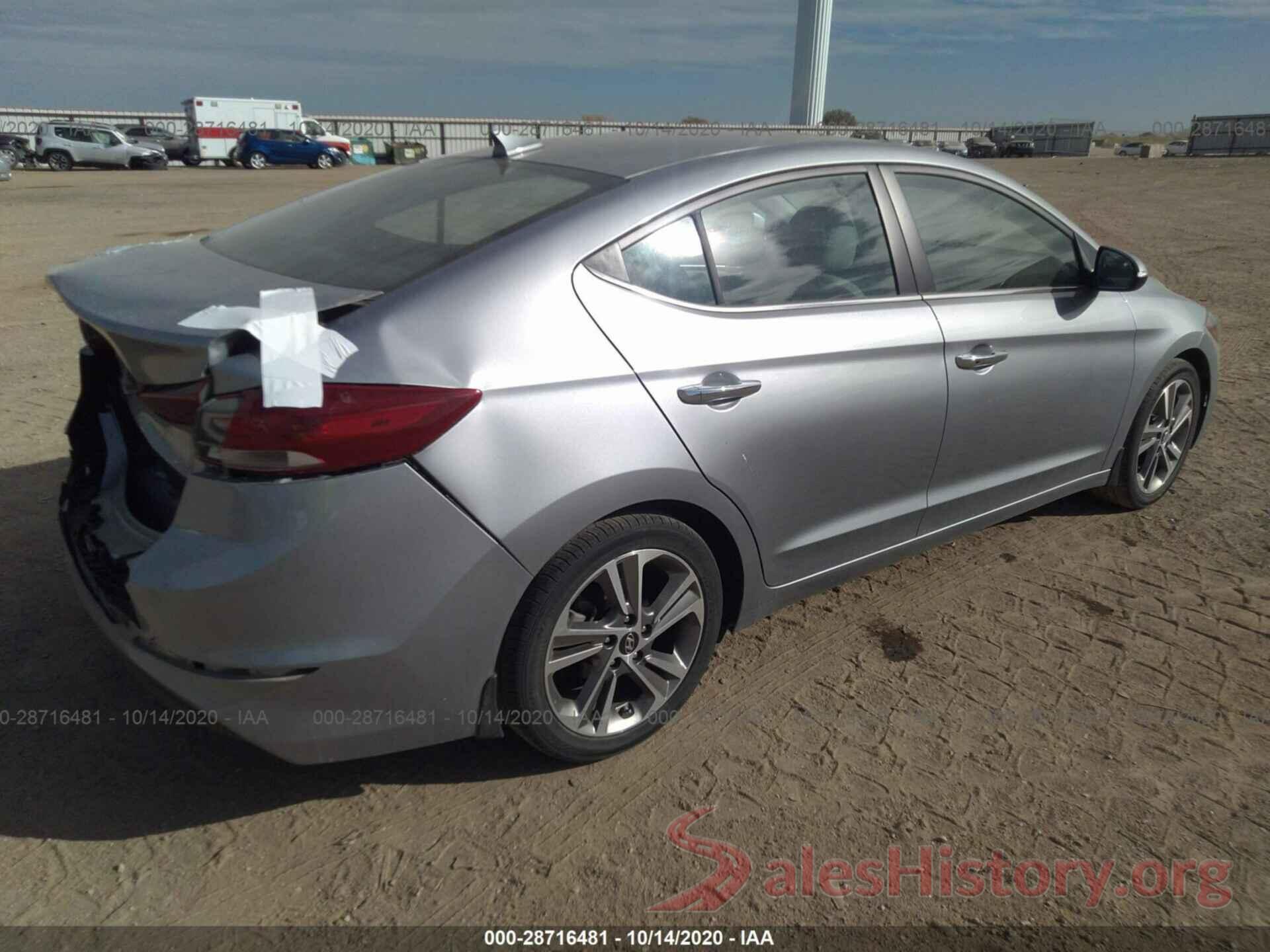 5NPD84LF7HH204830 2017 HYUNDAI ELANTRA