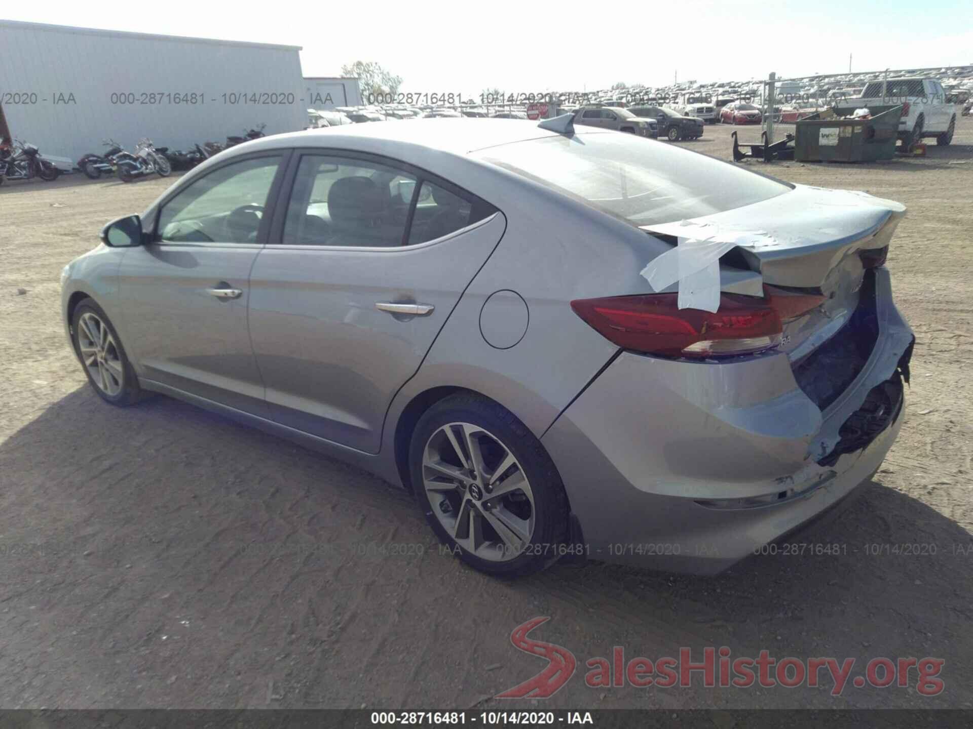 5NPD84LF7HH204830 2017 HYUNDAI ELANTRA