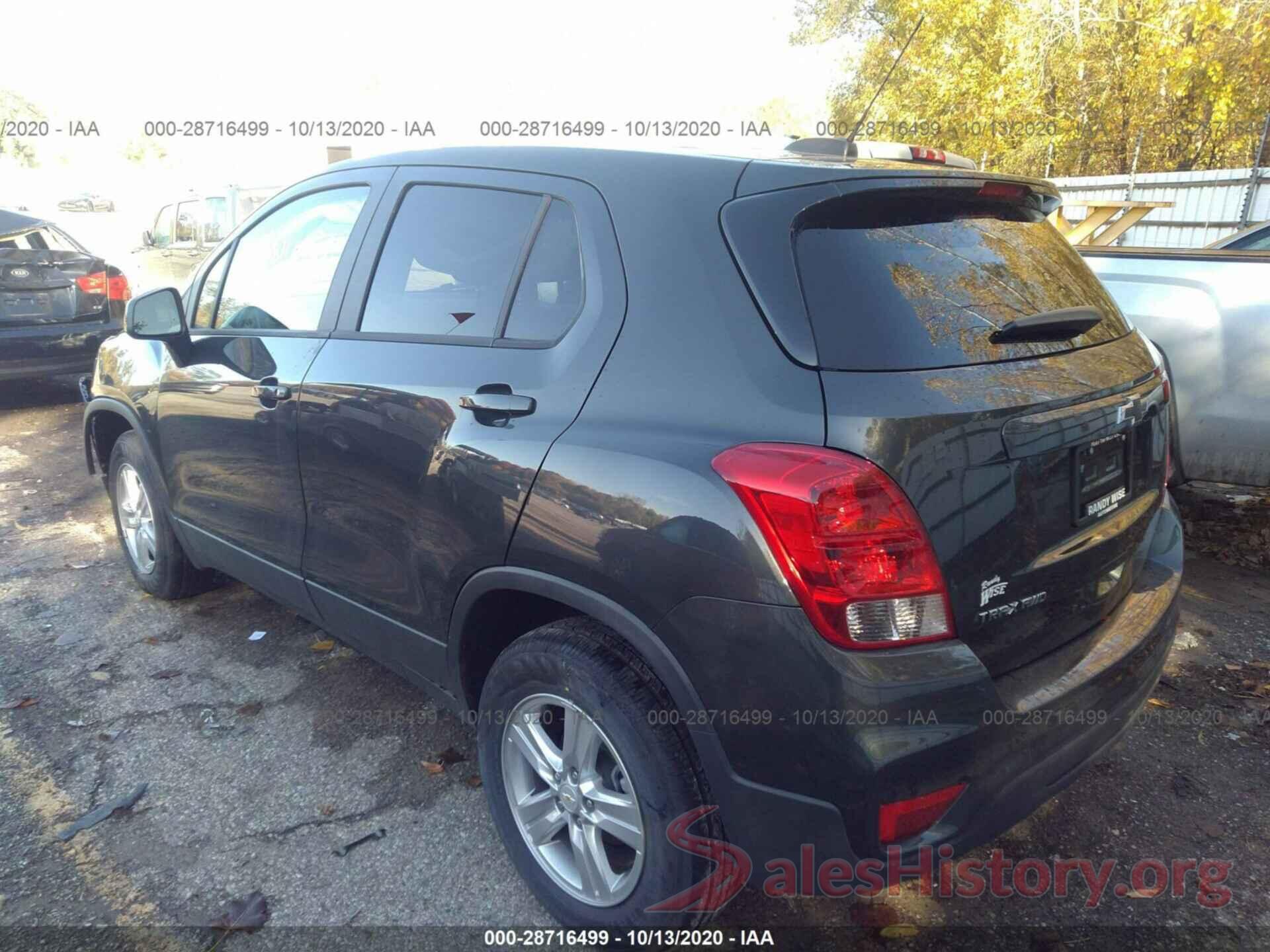 3GNCJNSB8LL185175 2020 CHEVROLET TRAX