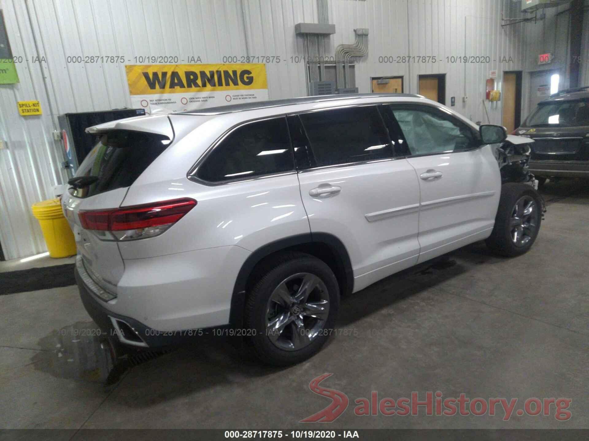 5TDDZRFH8KS744292 2019 TOYOTA HIGHLANDER