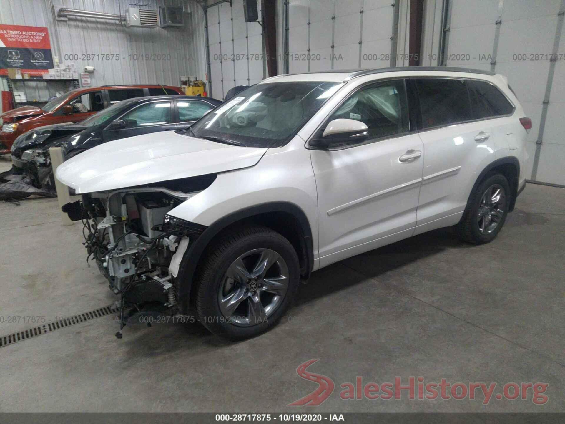 5TDDZRFH8KS744292 2019 TOYOTA HIGHLANDER