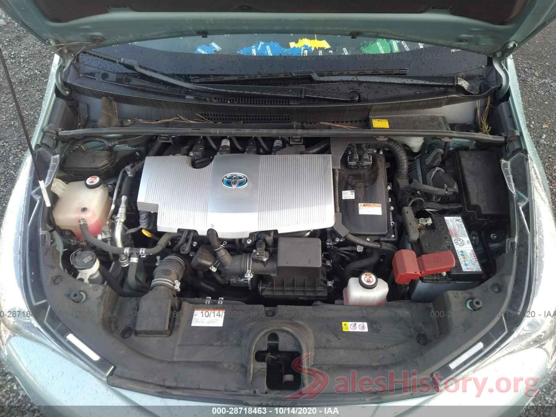 JTDKBRFUXJ3062412 2018 TOYOTA PRIUS