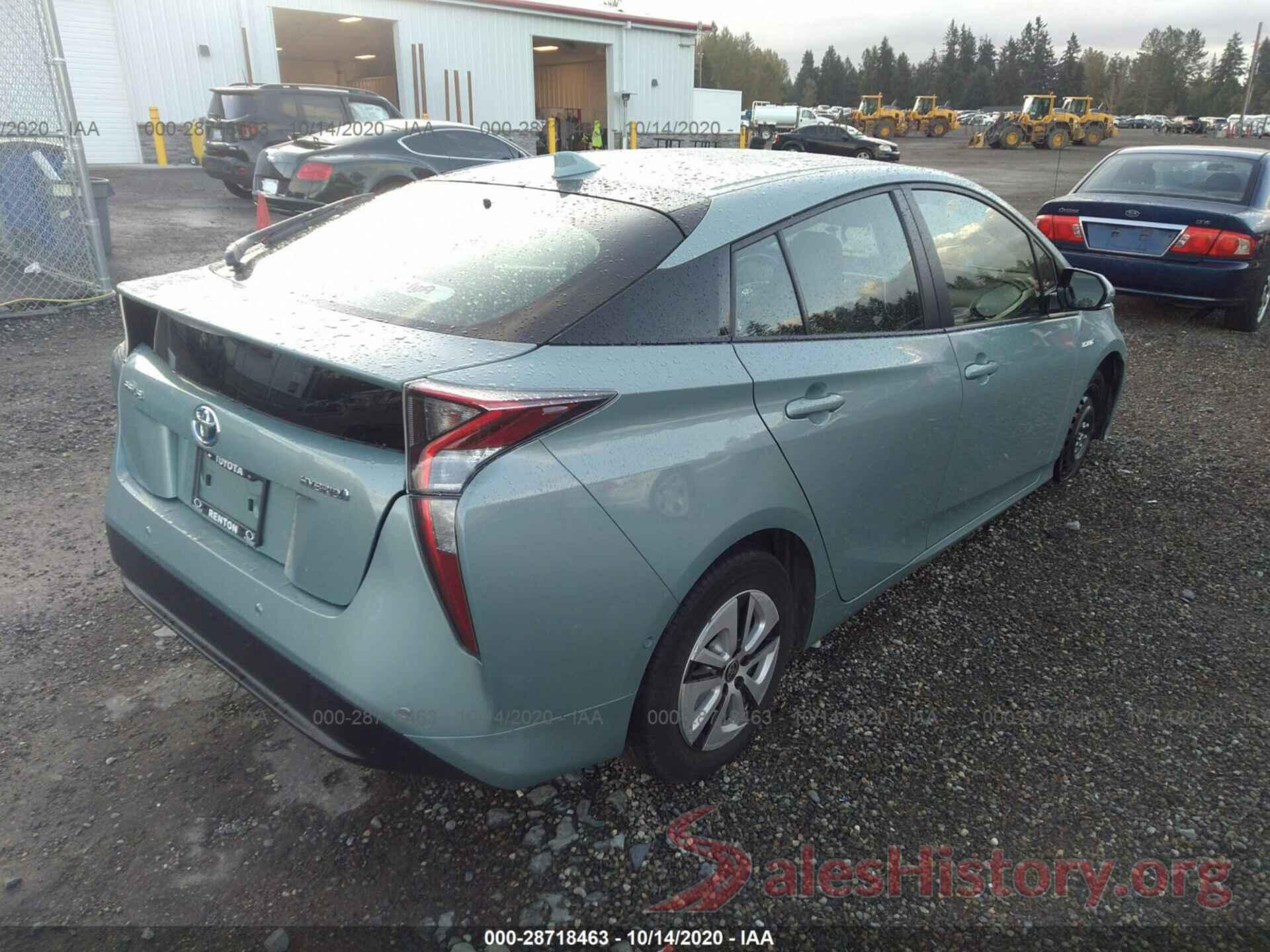 JTDKBRFUXJ3062412 2018 TOYOTA PRIUS