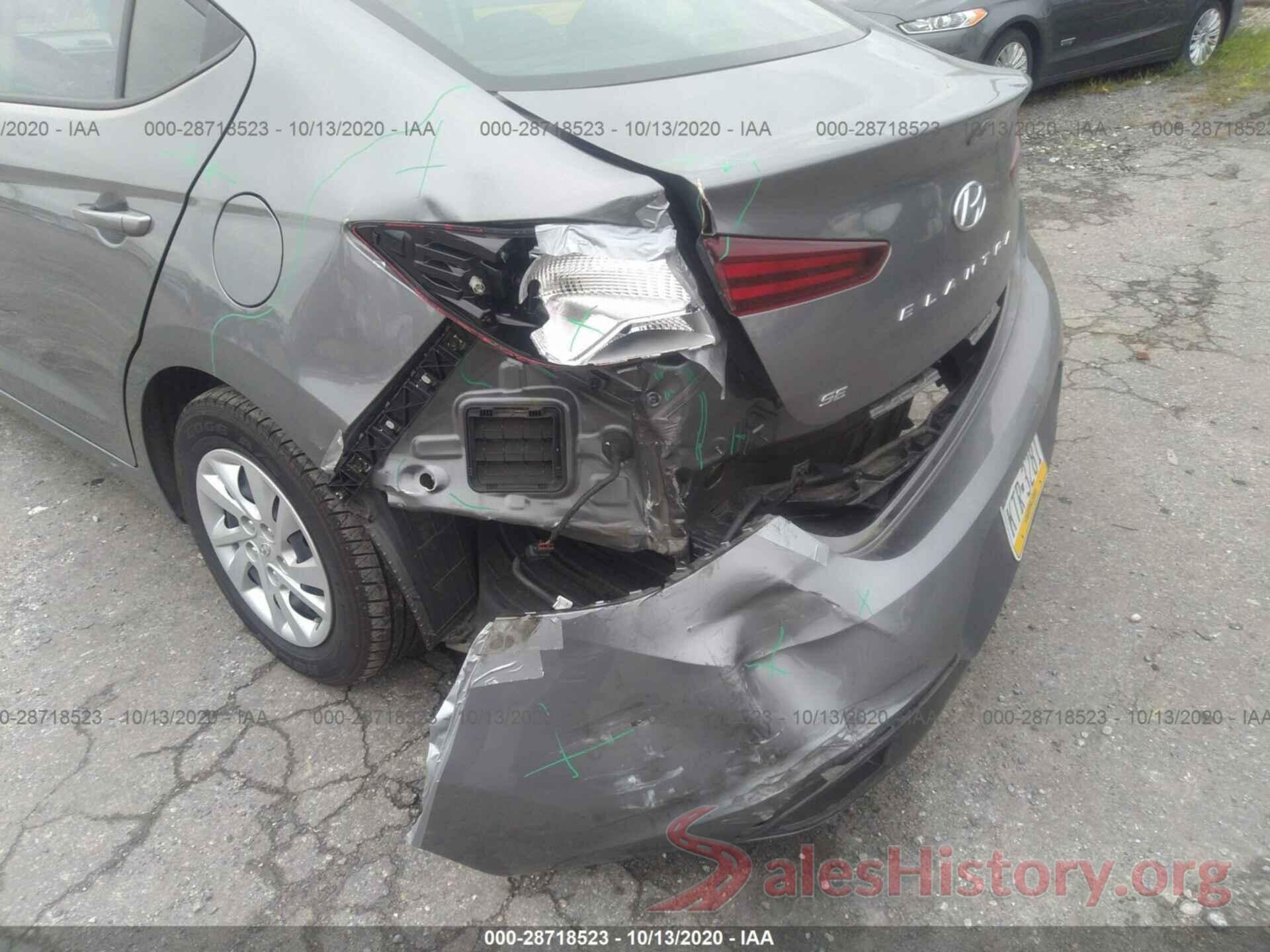 5NPD74LF6KH467899 2019 HYUNDAI ELANTRA