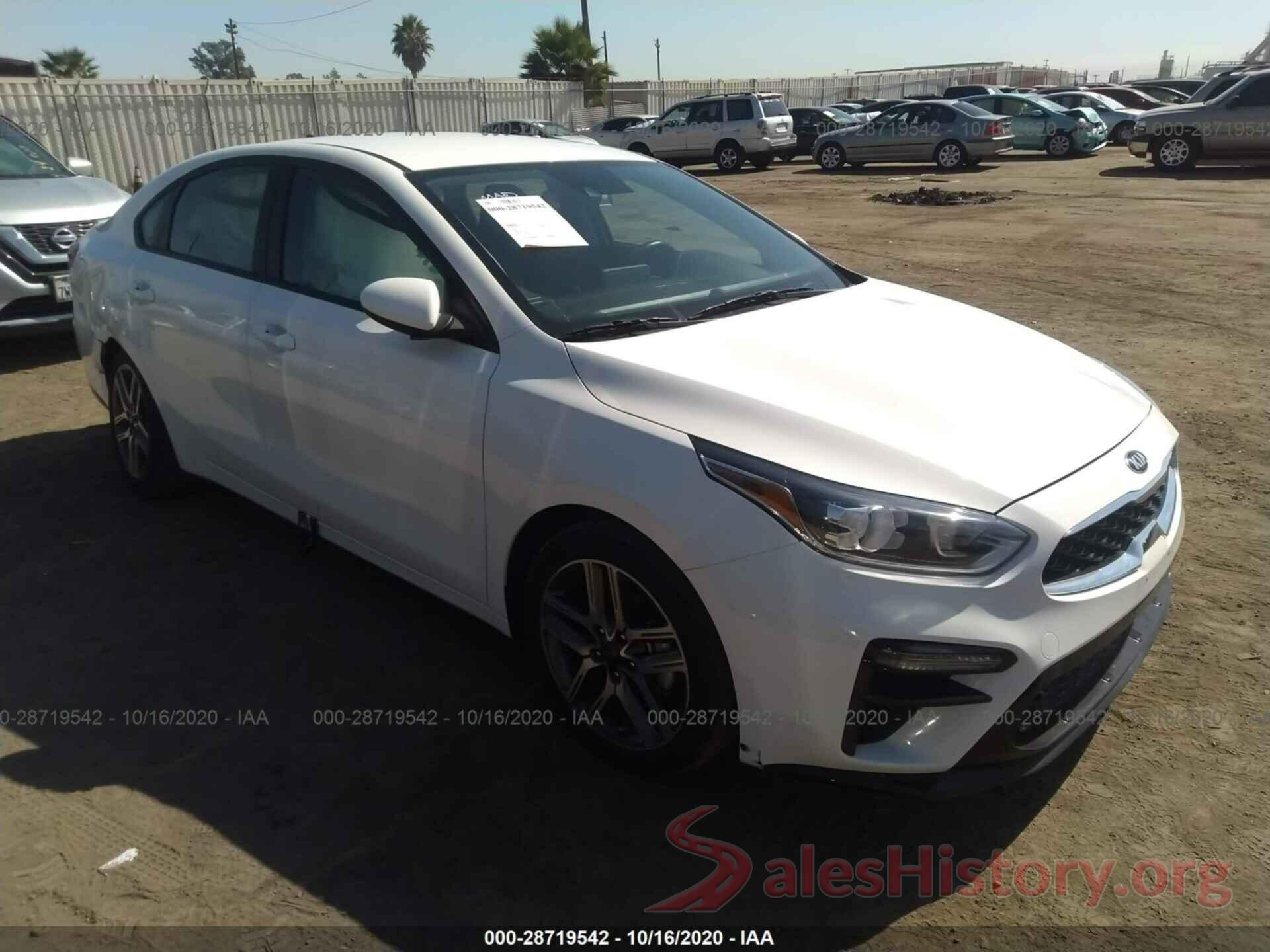 3KPF34AD7KE087030 2019 KIA FORTE