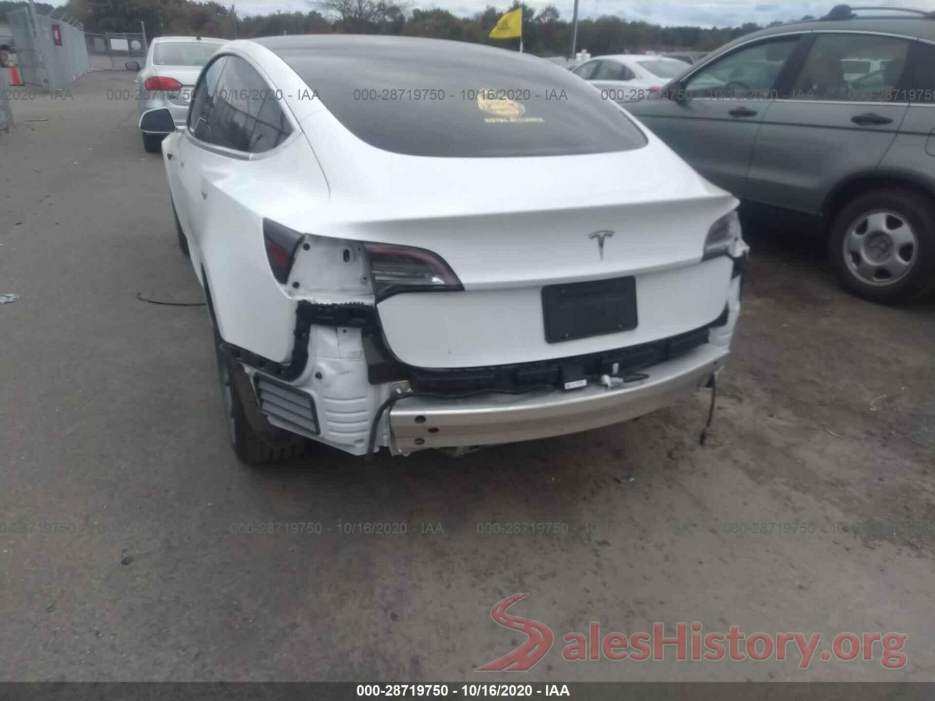 5YJ3E1EA2KF484439 2019 TESLA MODEL 3