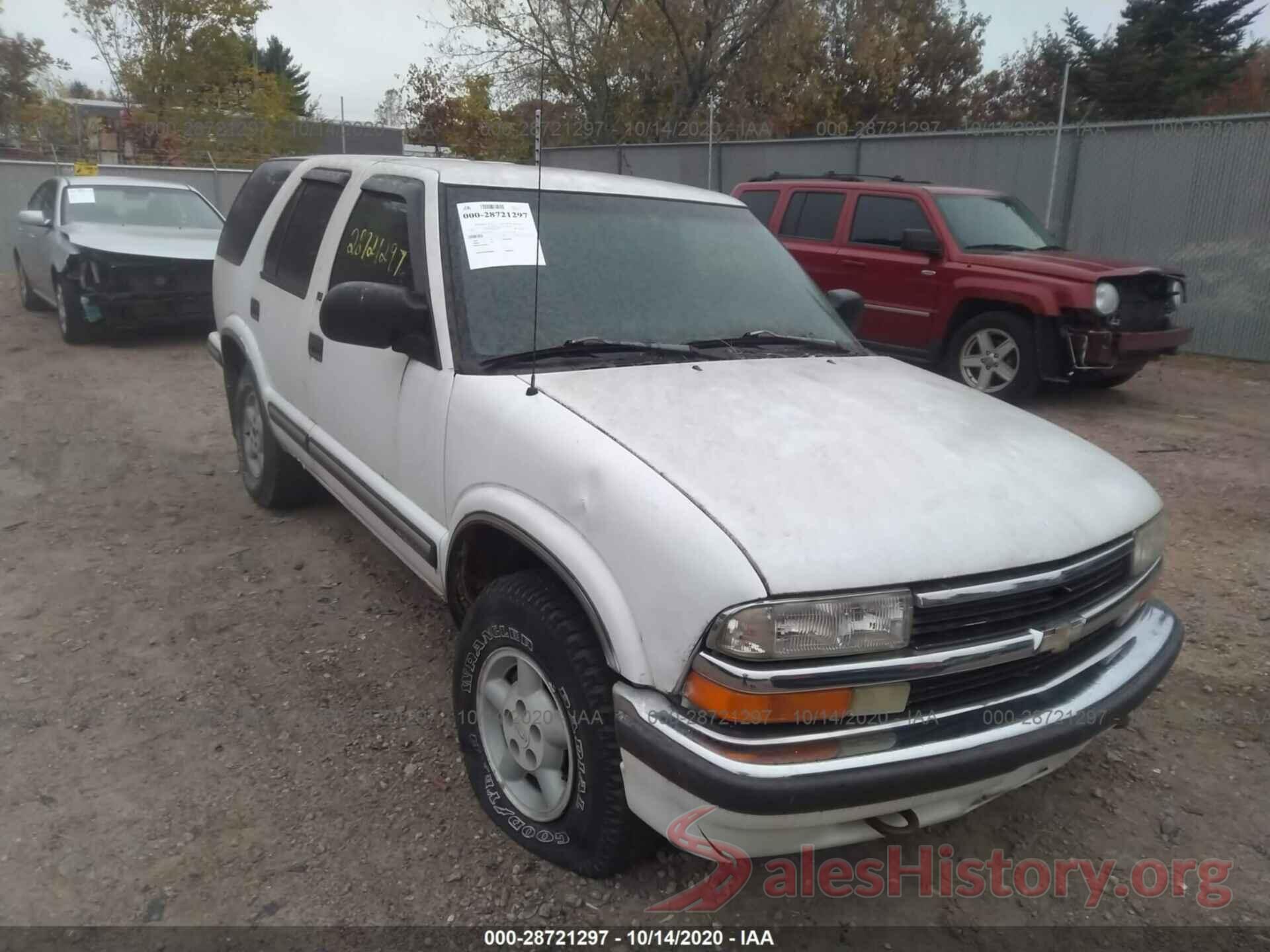 1GNDT13W8X2106751 1999 CHEVROLET BLAZER