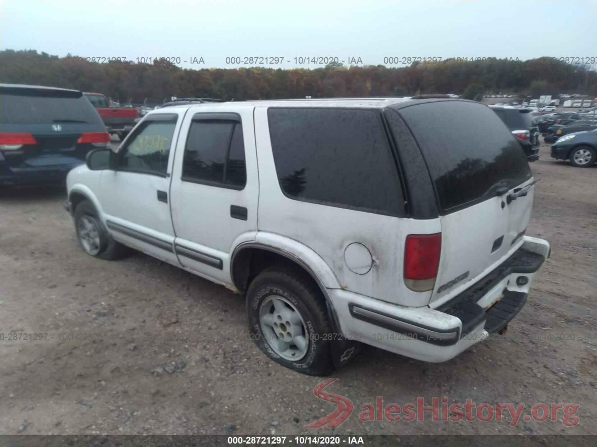 1GNDT13W8X2106751 1999 CHEVROLET BLAZER